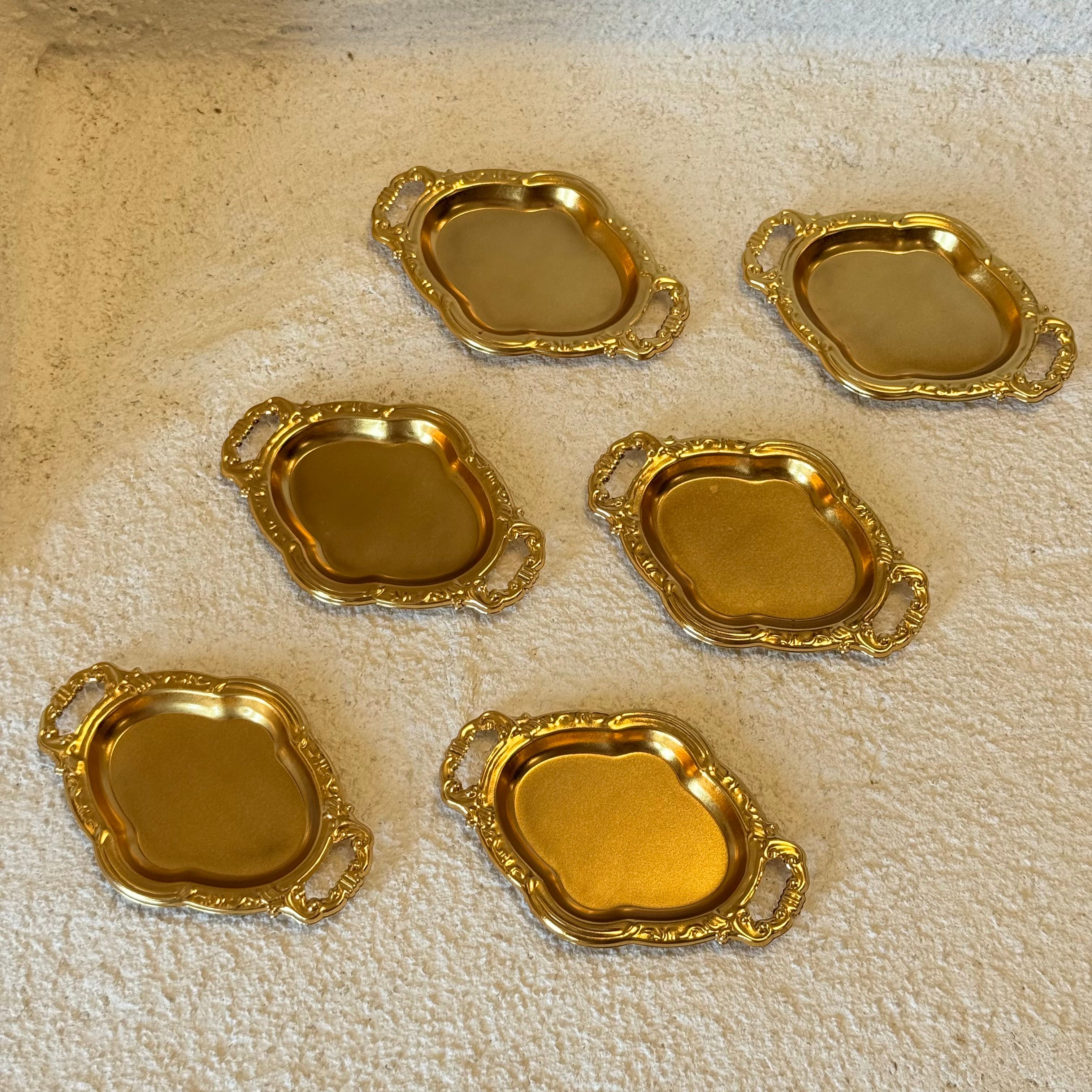 Gold 6 Lı Mini Sunumluk Seti Oval 