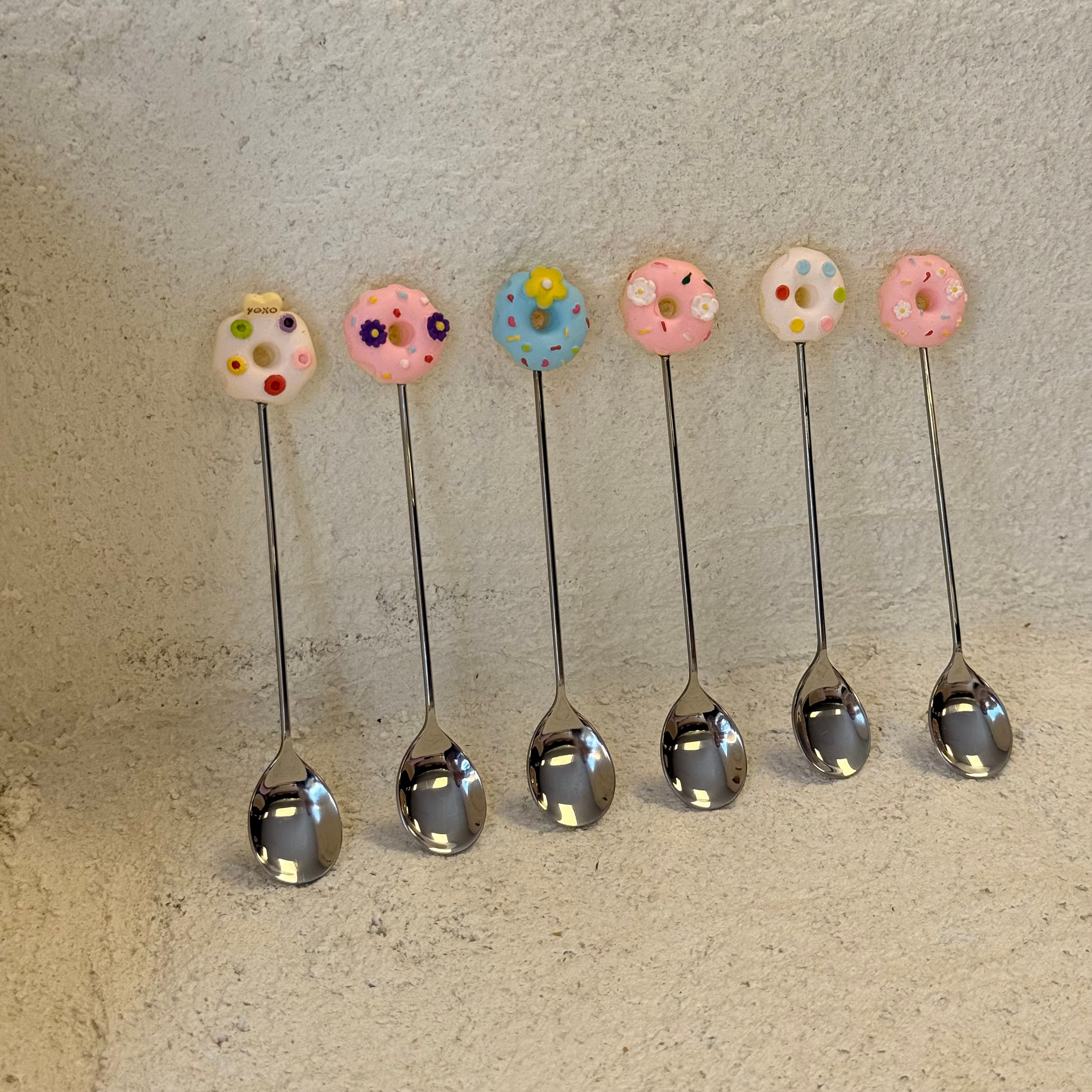 XoXo 6 Lı Tatlı Kaşık Seti Gümüş 14 cm
