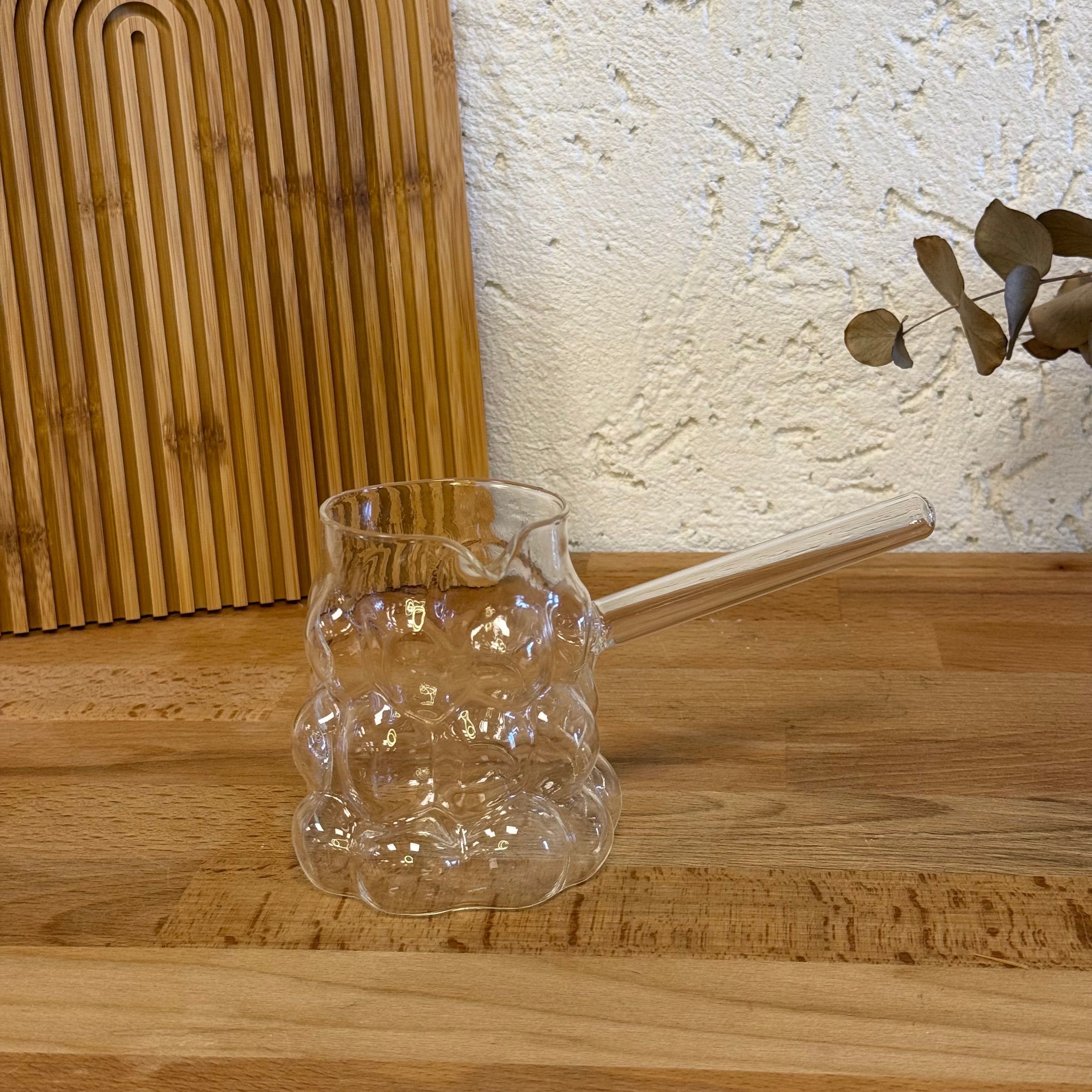 Üzüm Model Cam Cezve 400 ml 
