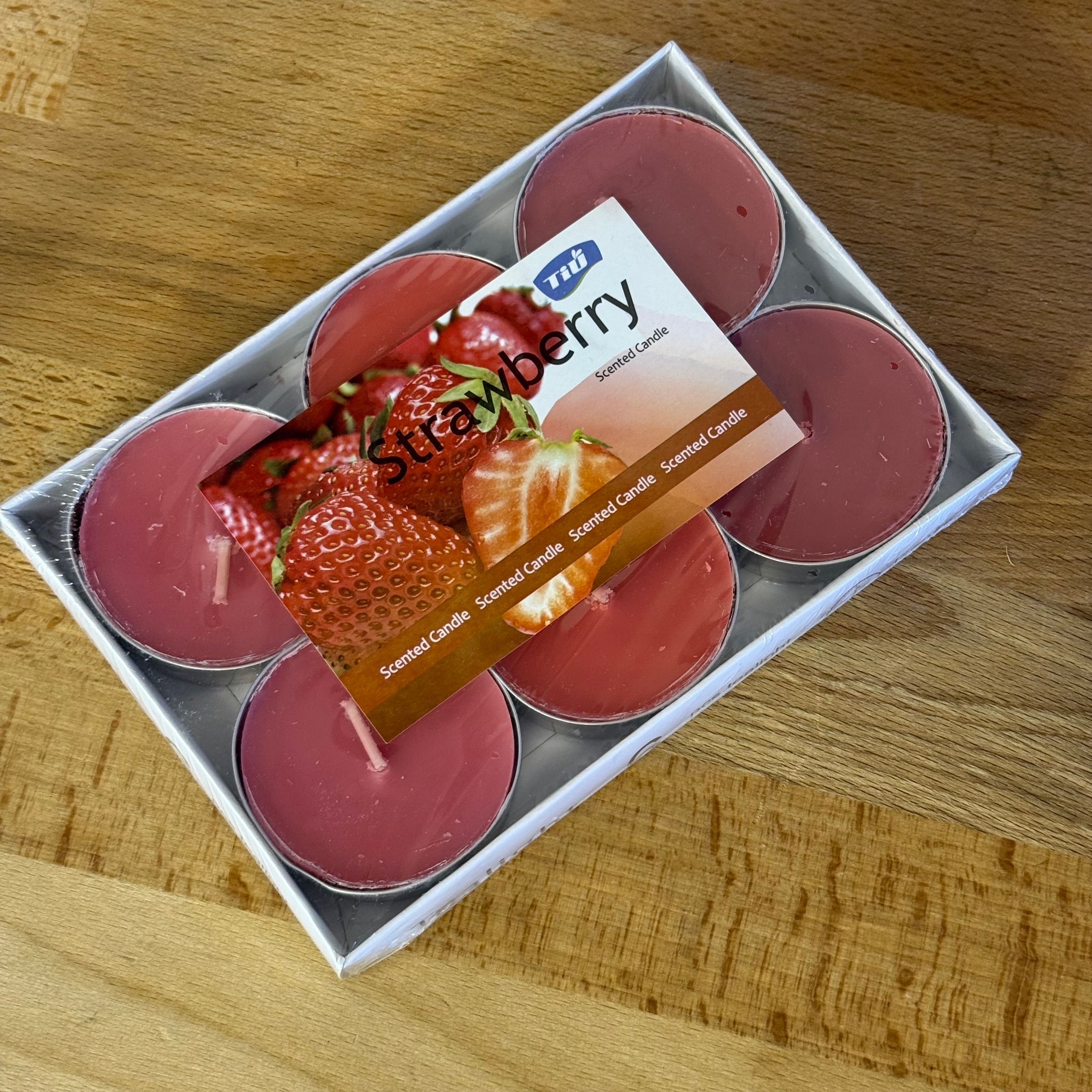 Dubai 6 Lı T-Light Mum Strawberry 