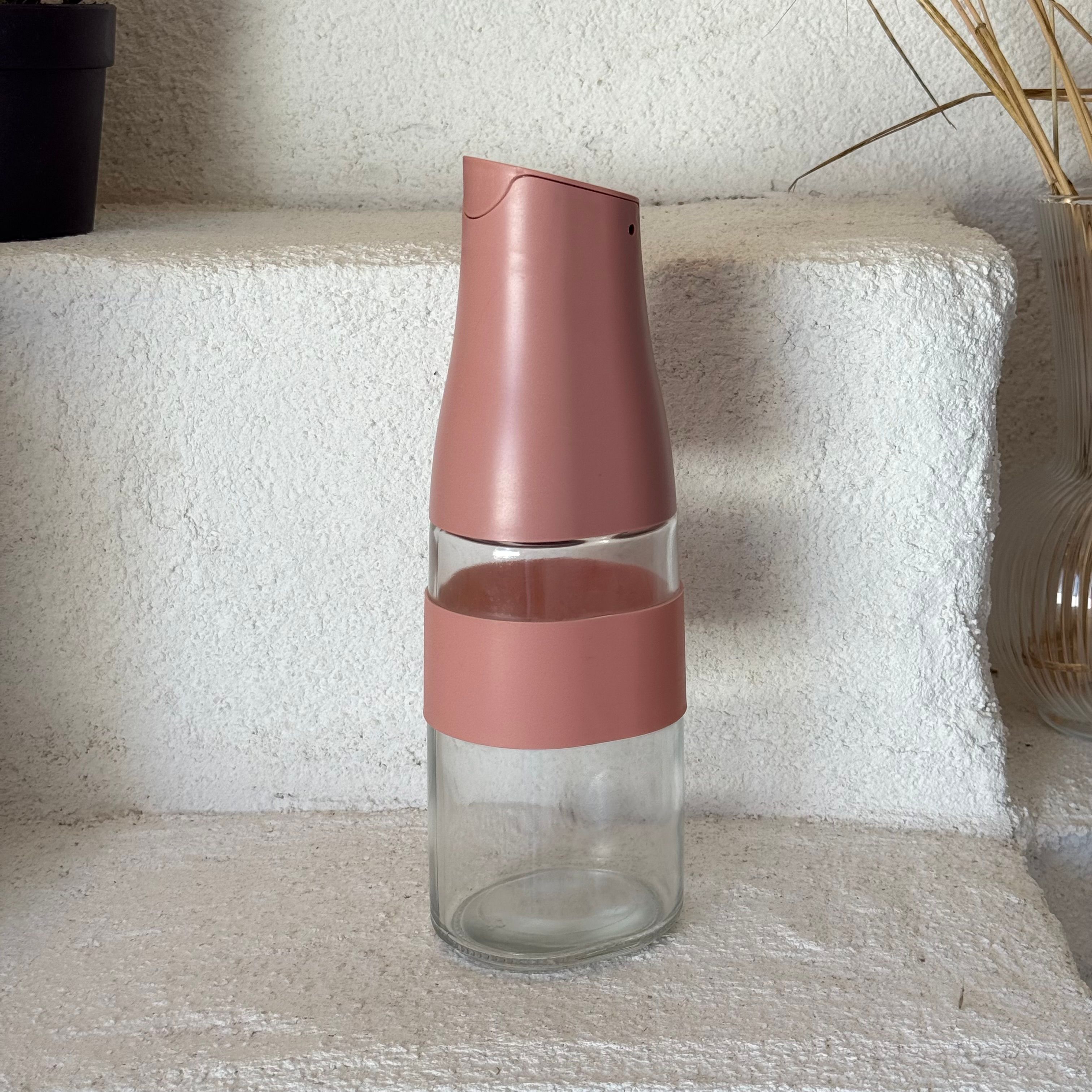 Lila Silikon Tutmalı Yağdanlık Pudra 500 ml 