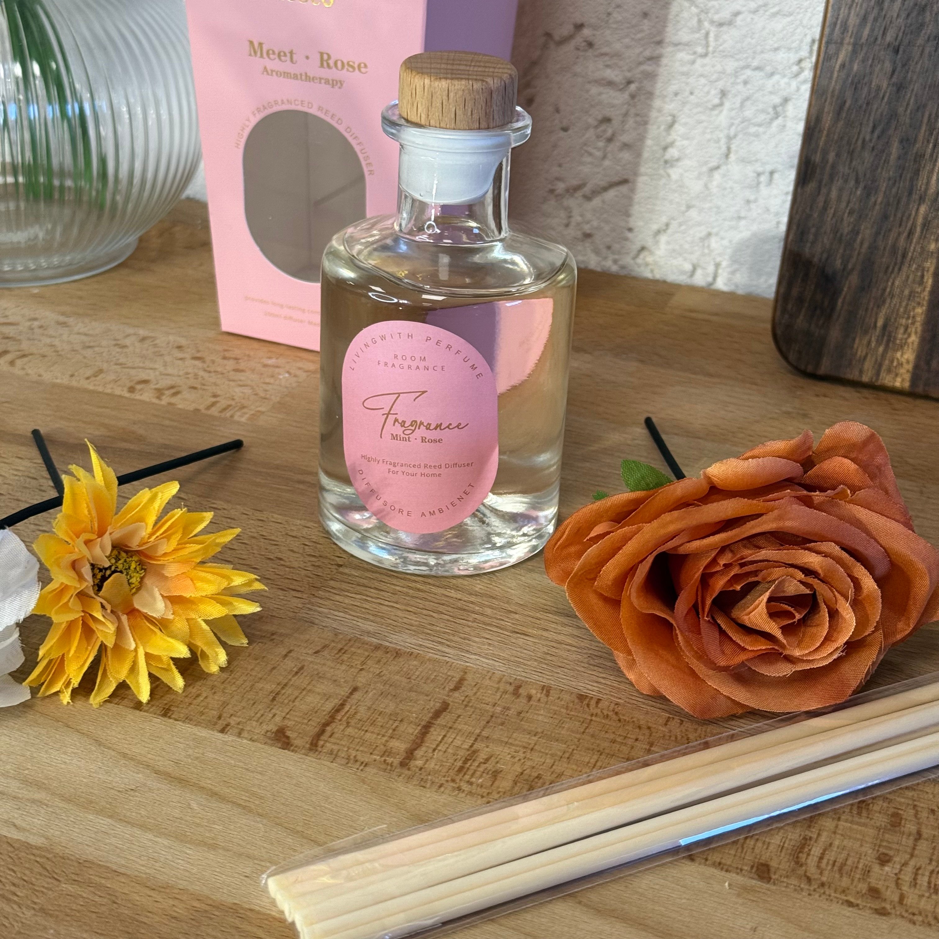 Rose Yüksek Kalite Çubuklu Çicekli Oda Kokusu 200 ml 