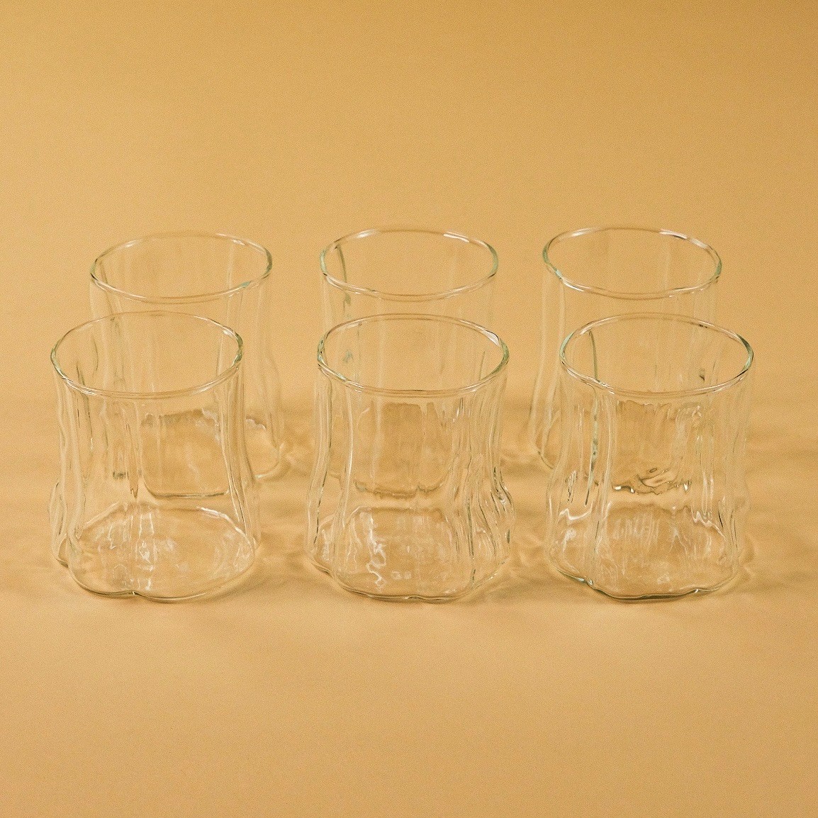 Zbern Odun Cam Bardağı 6 Adet Set 300 ml 