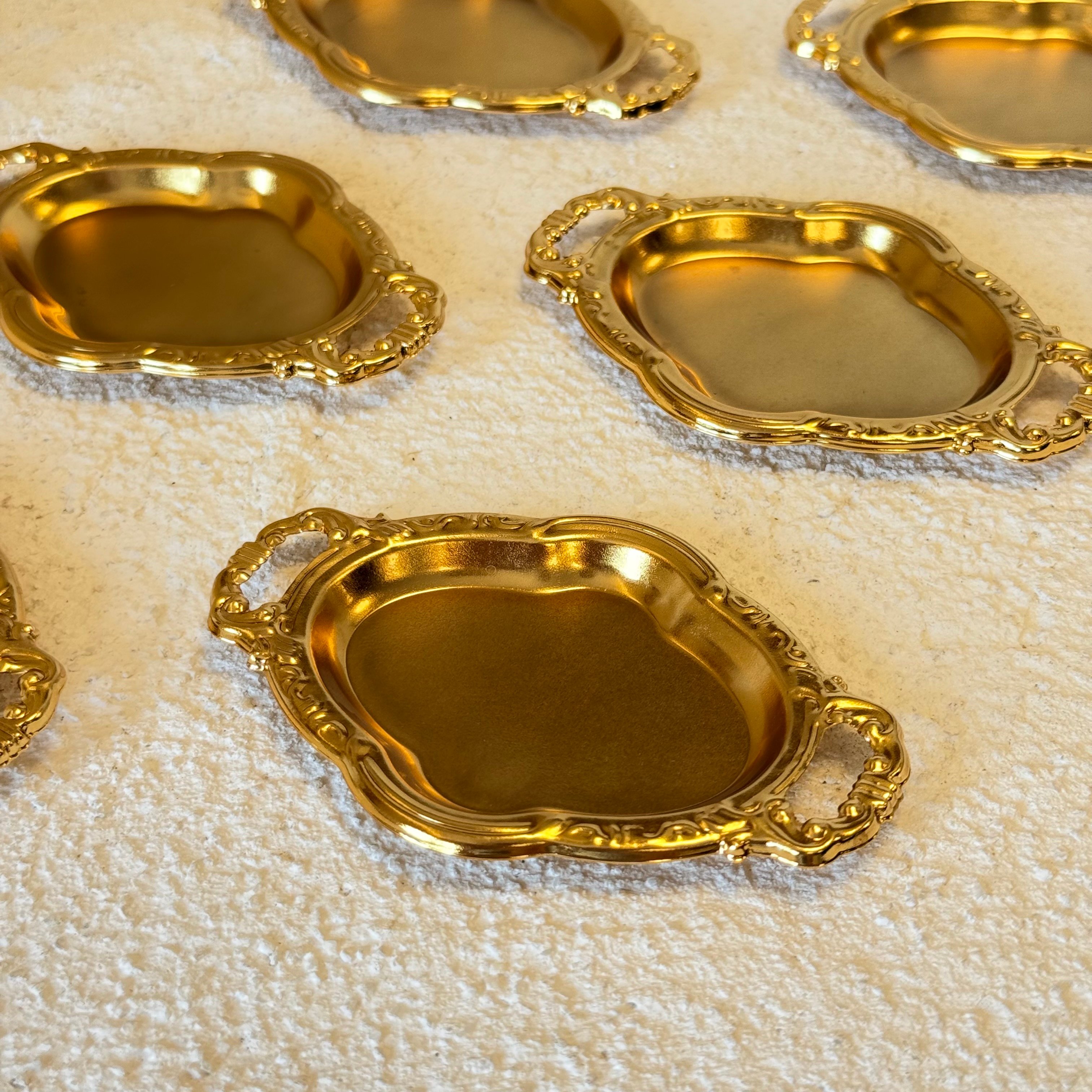 Gold 6 Lı Mini Sunumluk Seti Oval 