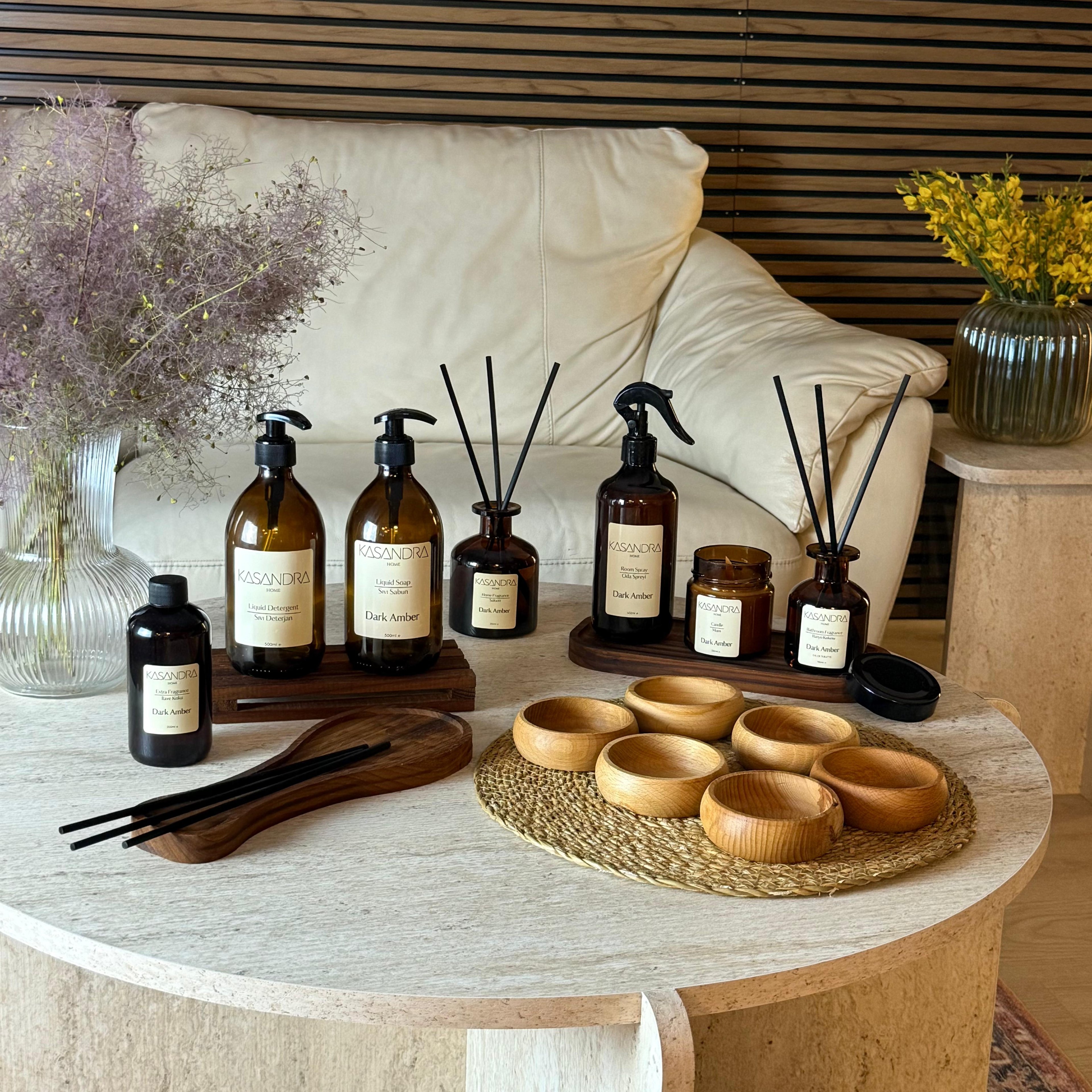 Kasandra Home Pinterest Set 10 Parça - 6 Adet Çerezlik Ve Hasr Supla Hediyeli (Kısa Süreli Tanıtım Fiyatı) (KRAFT-KREM)