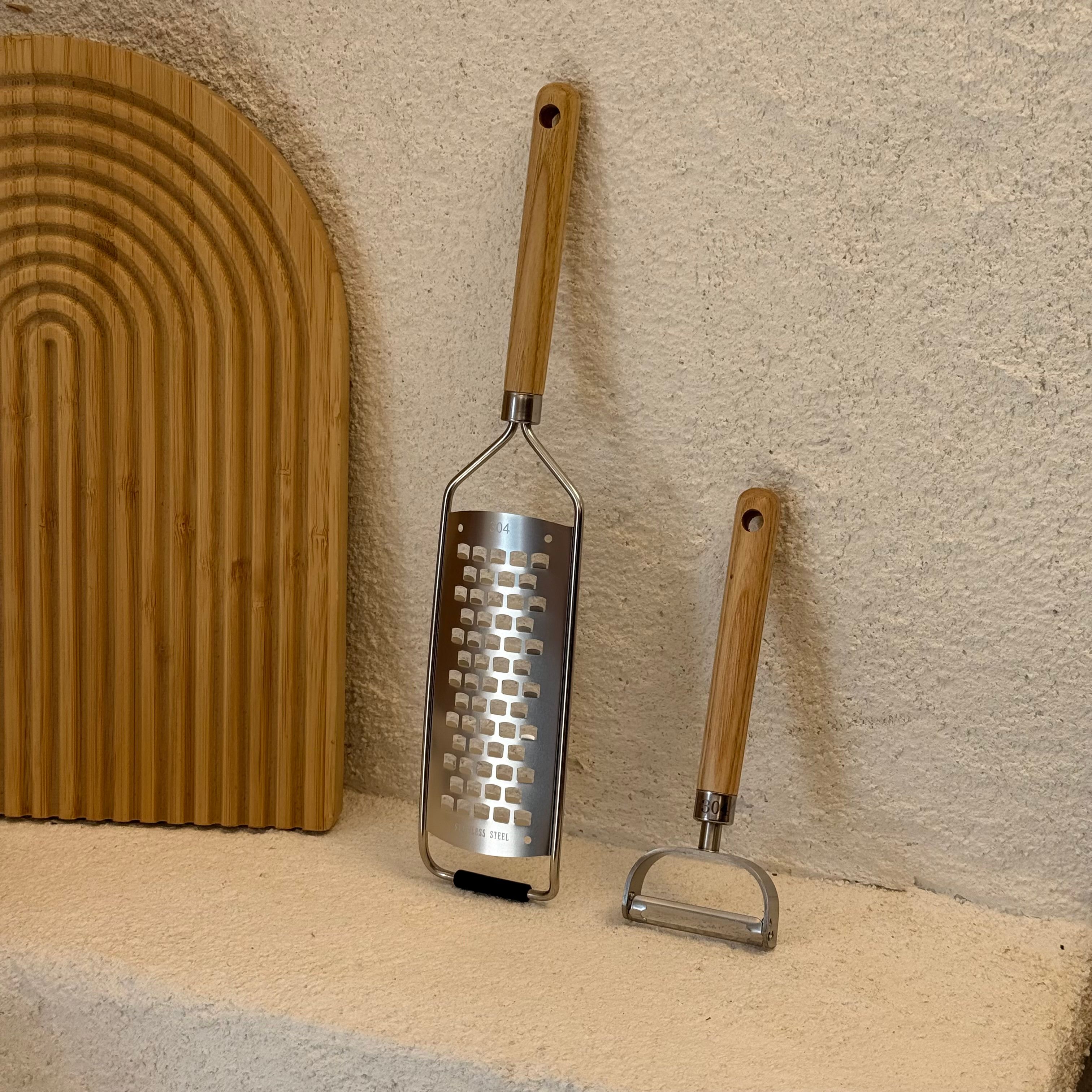 Terra Bambu Saplı Sağacak ve Rende Seti 