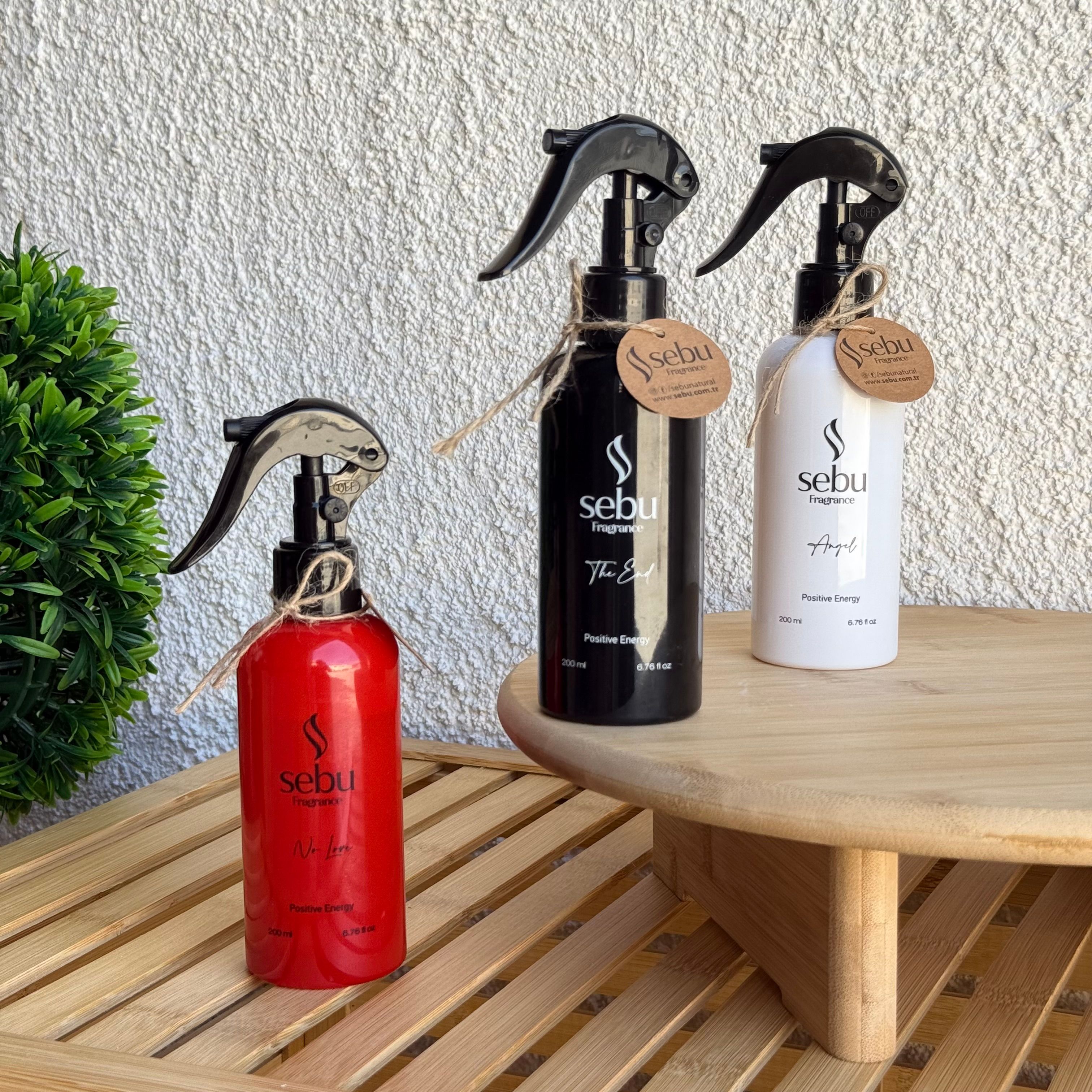 Sebu Oda, Ofis, Araç Sprey Seti 200 ml 3 Adet 