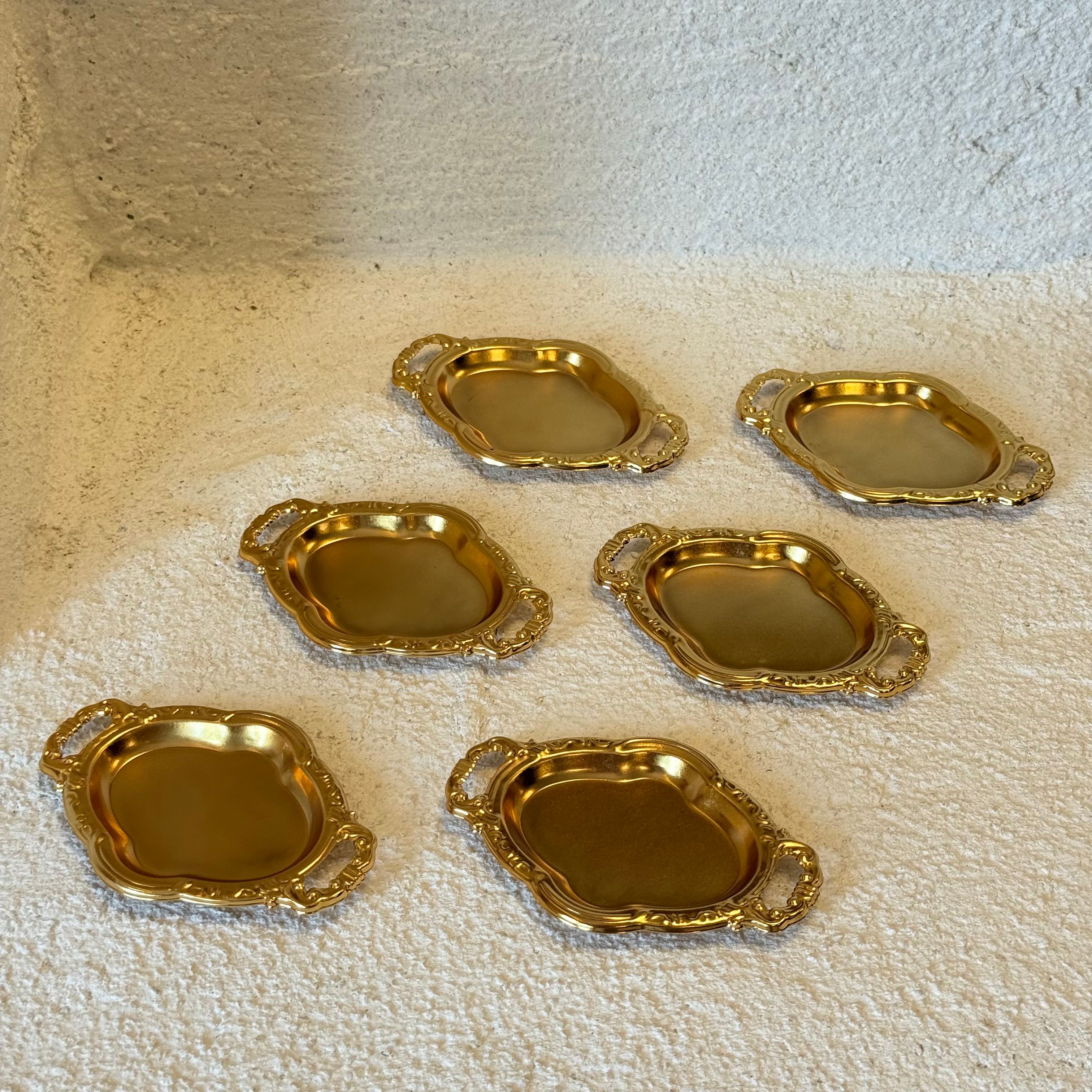 Gold 6 Lı Mini Sunumluk Seti Oval 