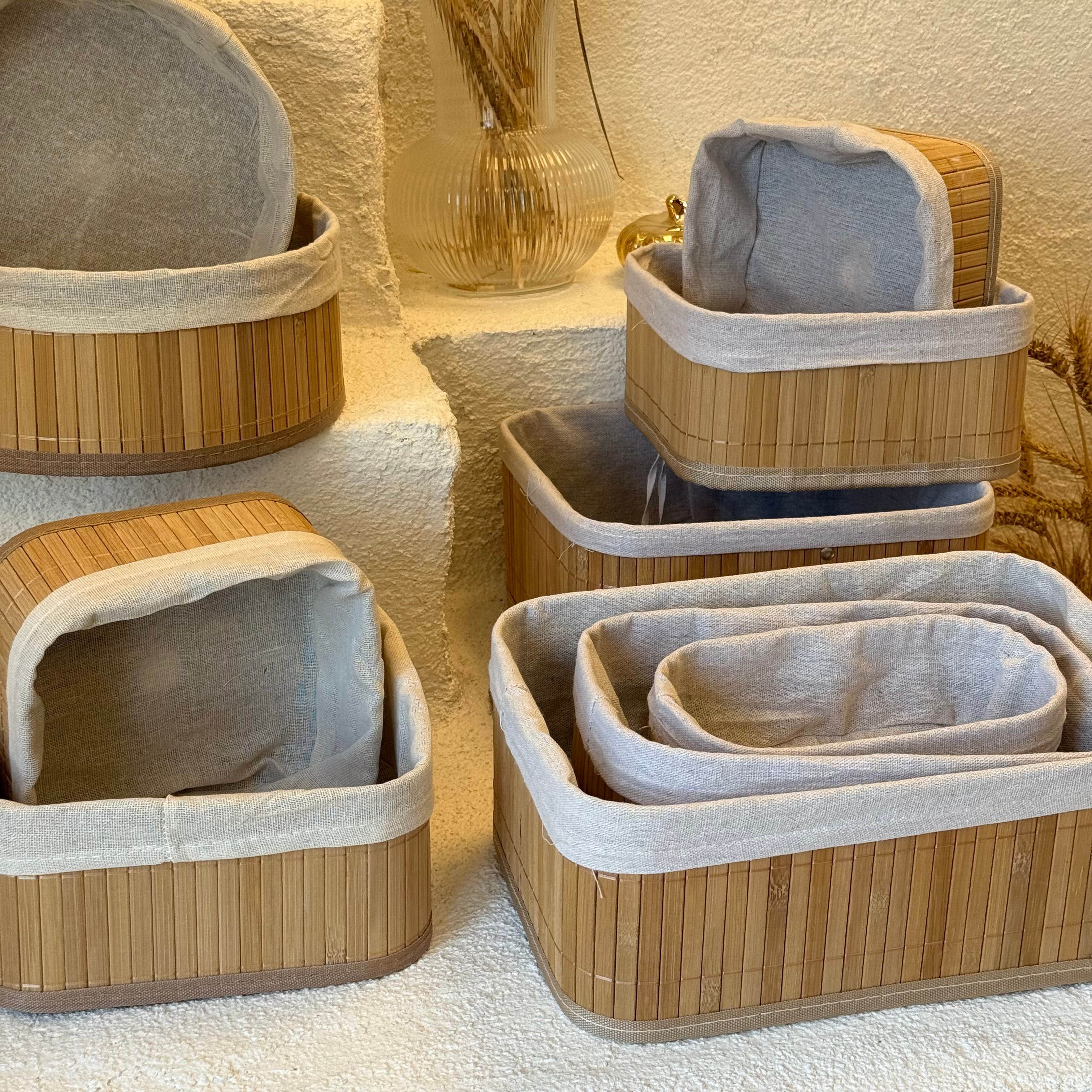 Leva 10 Parça Bambu Organizer Set (İMKANSIZ FİYATLARDA)