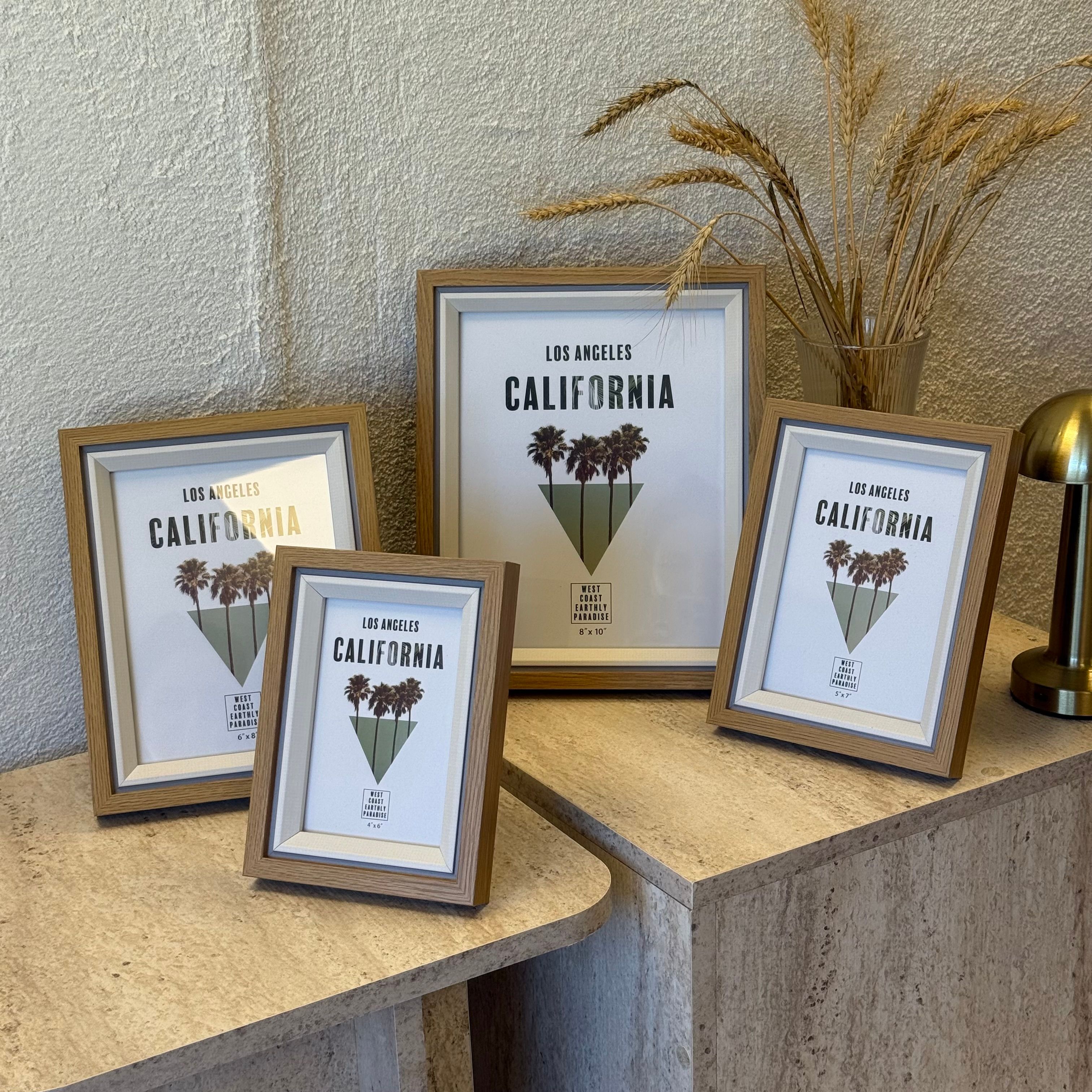 İKAE California 4 Boy Ahşap Çerçeve Seti 