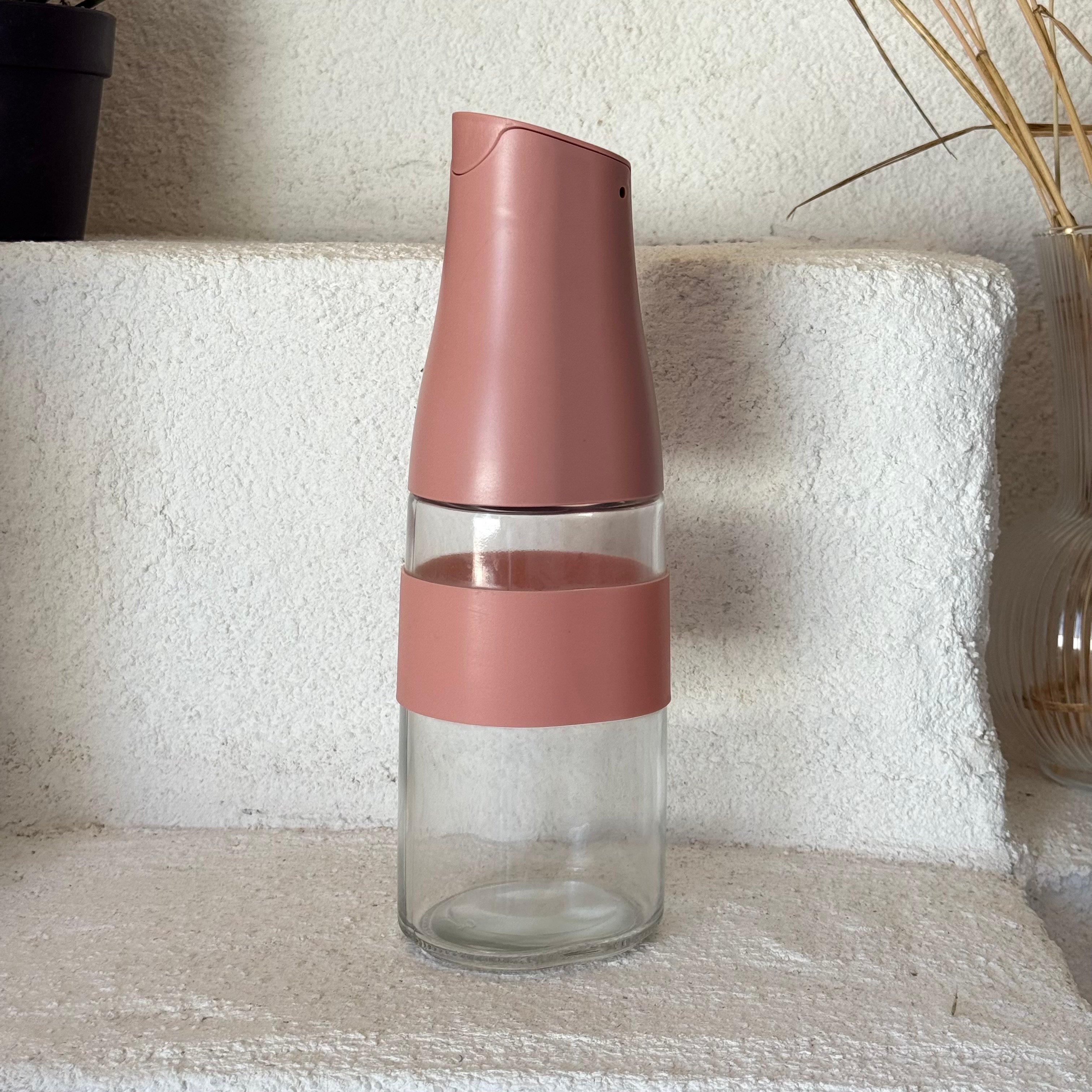 Lila Silikon Tutmalı Yağdanlık Pudra 500 ml 