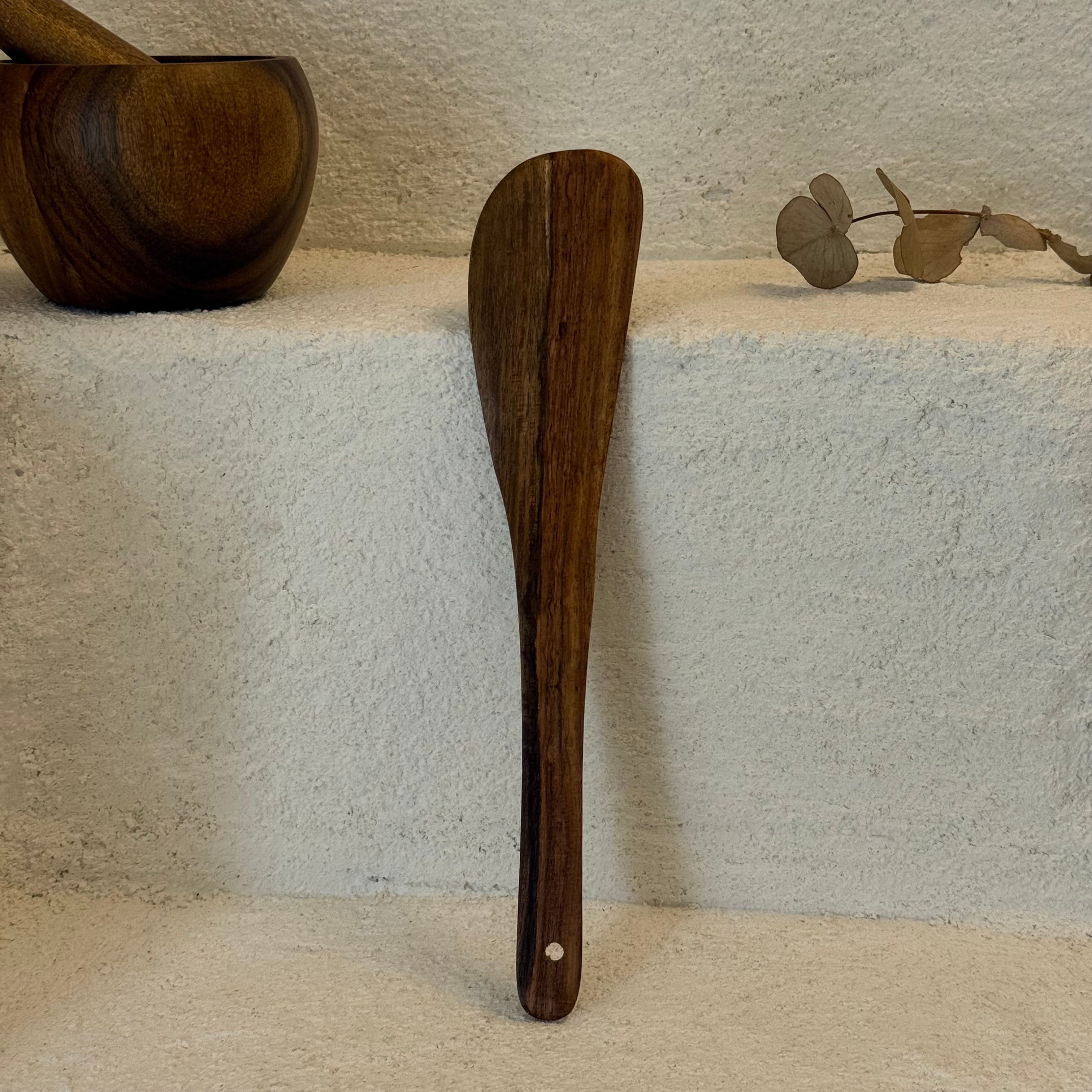 Akasya Ağacı Yan Spatula 28 cm 