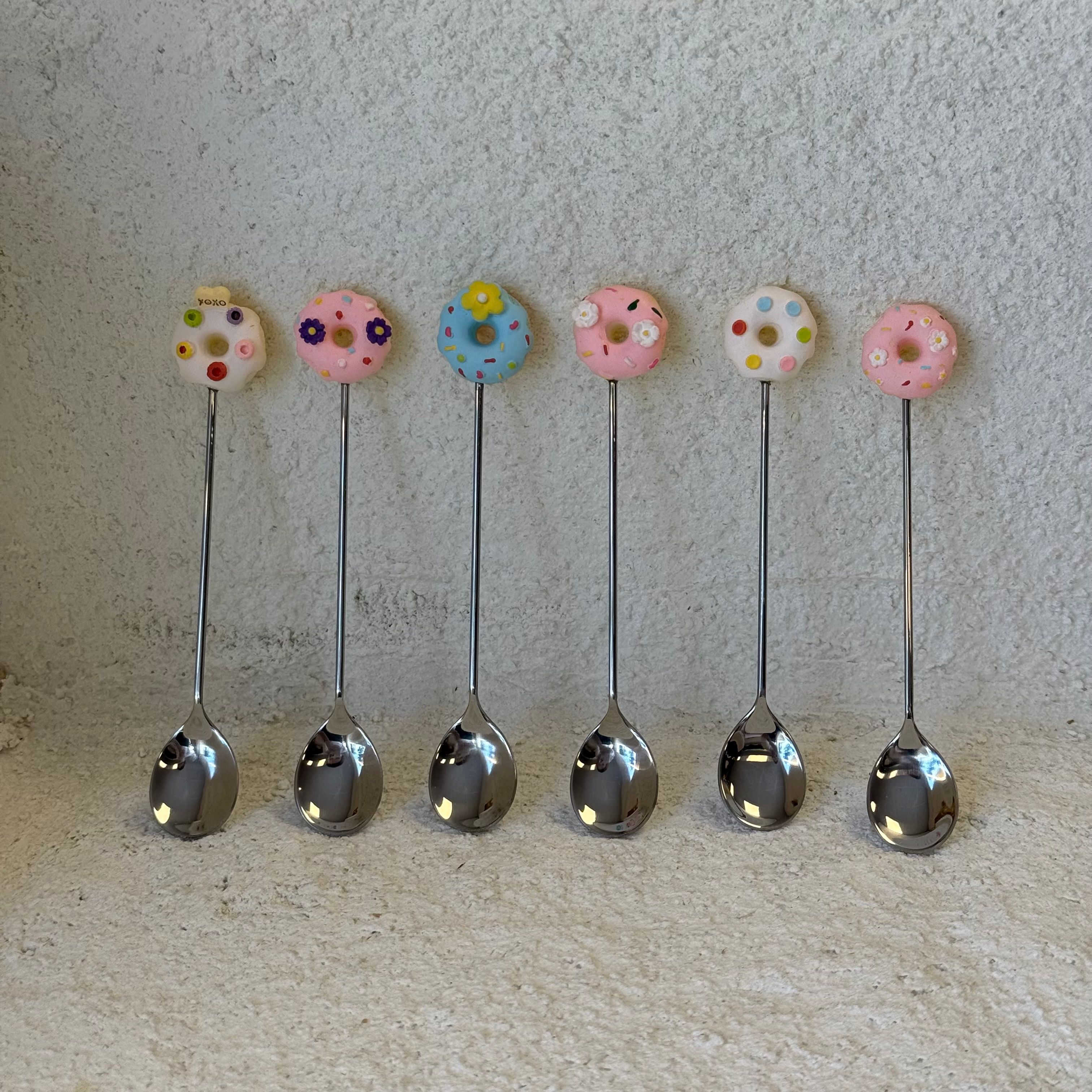 XoXo 6 Lı Tatlı Kaşık Seti Gümüş 14 cm