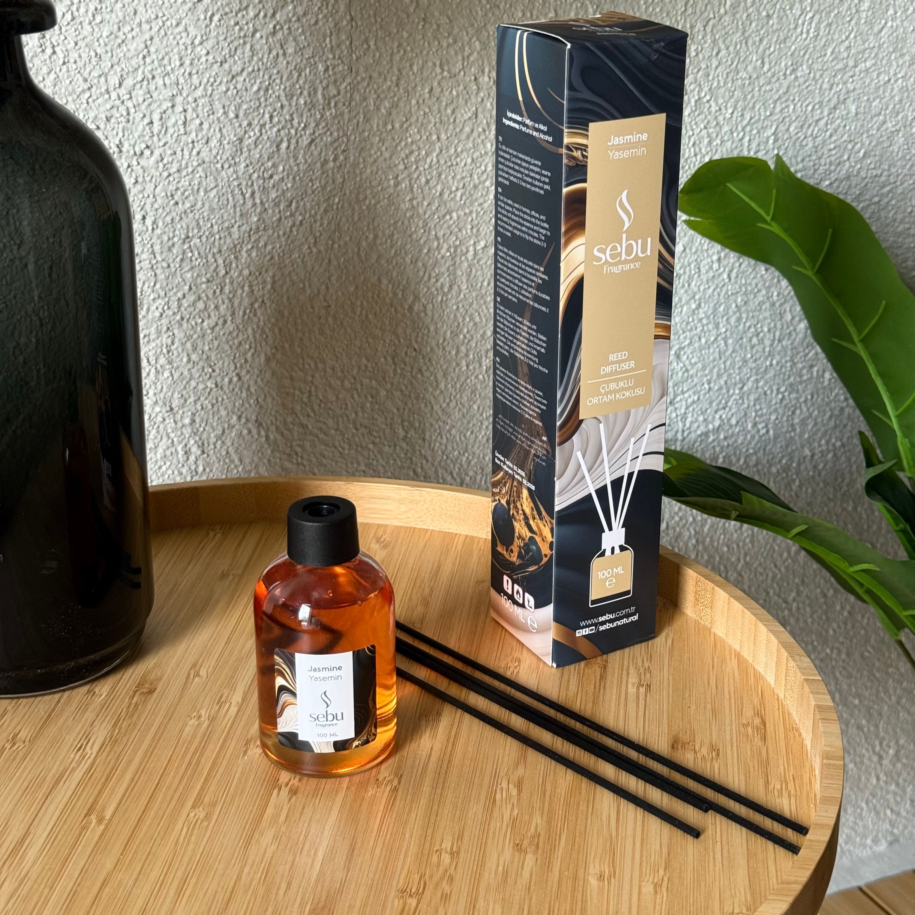Sebu Çubuklu Ortam Kokusu Yasemin 100 ml 