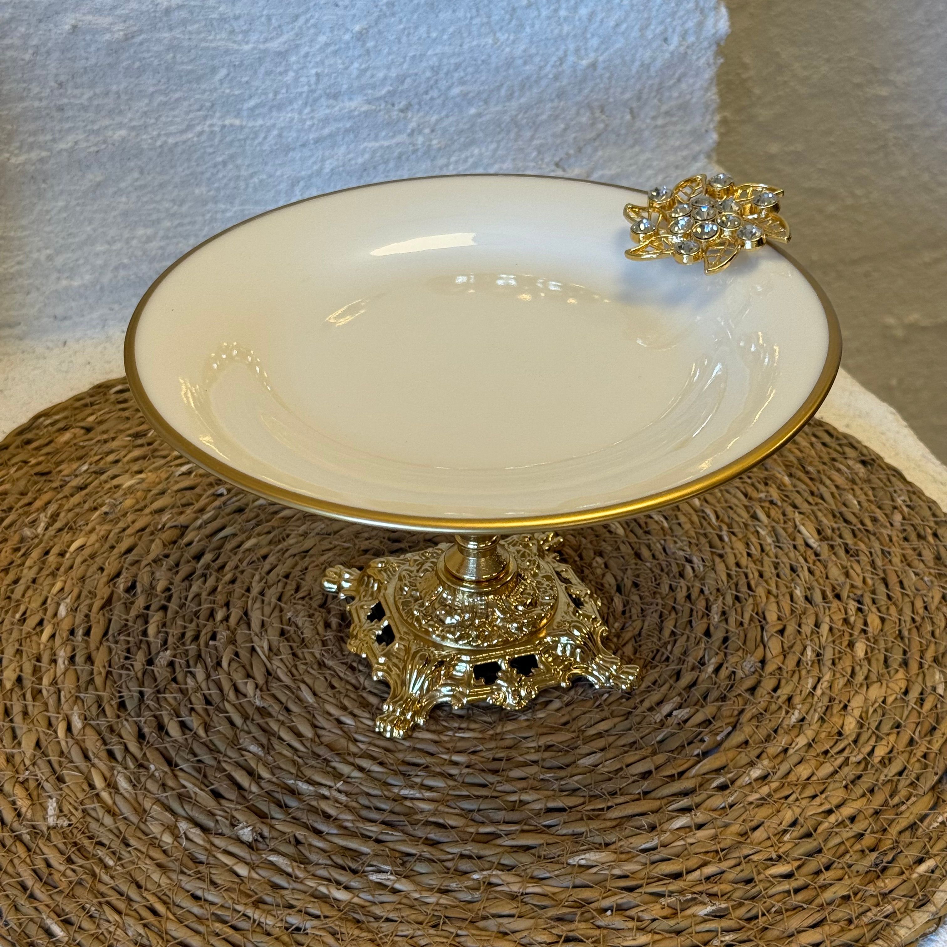 Bros Ayaklık Porselen Sunumluk 19x19x11 cm (3507)