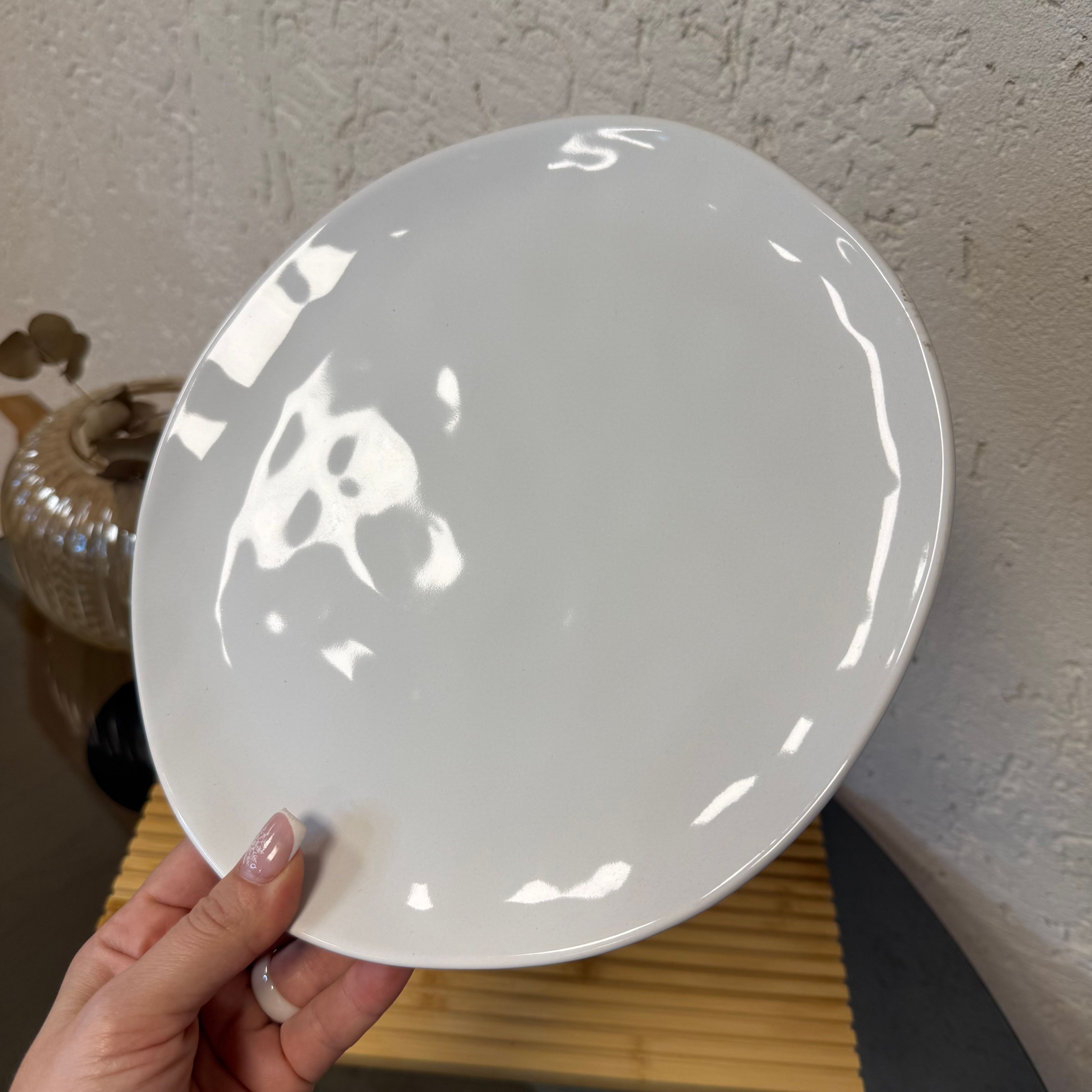 Sinfonia Servis Tabağı 26 cm Beyaz 
