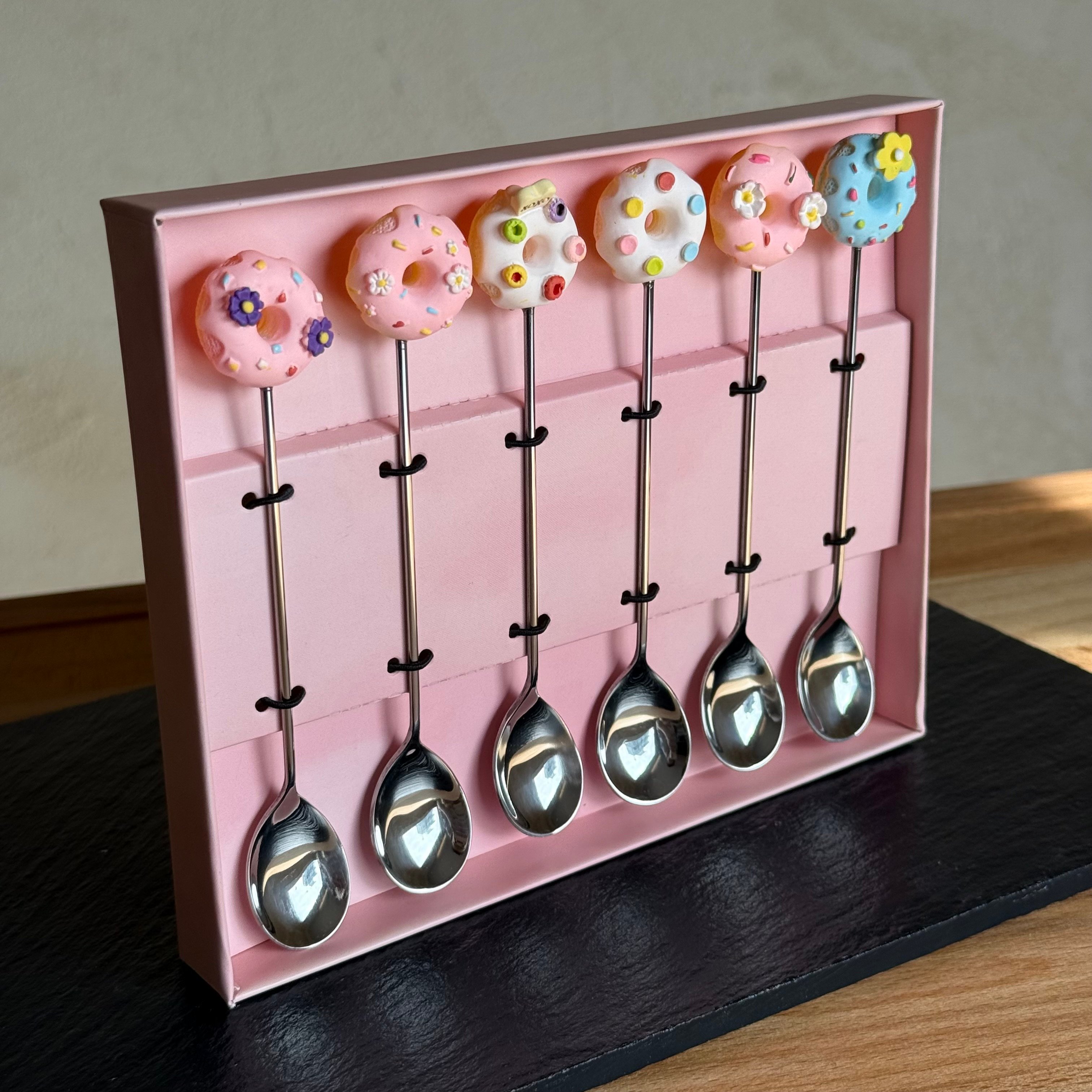 XoXo 6 Lı Tatlı Kaşık Seti Gümüş 14 cm