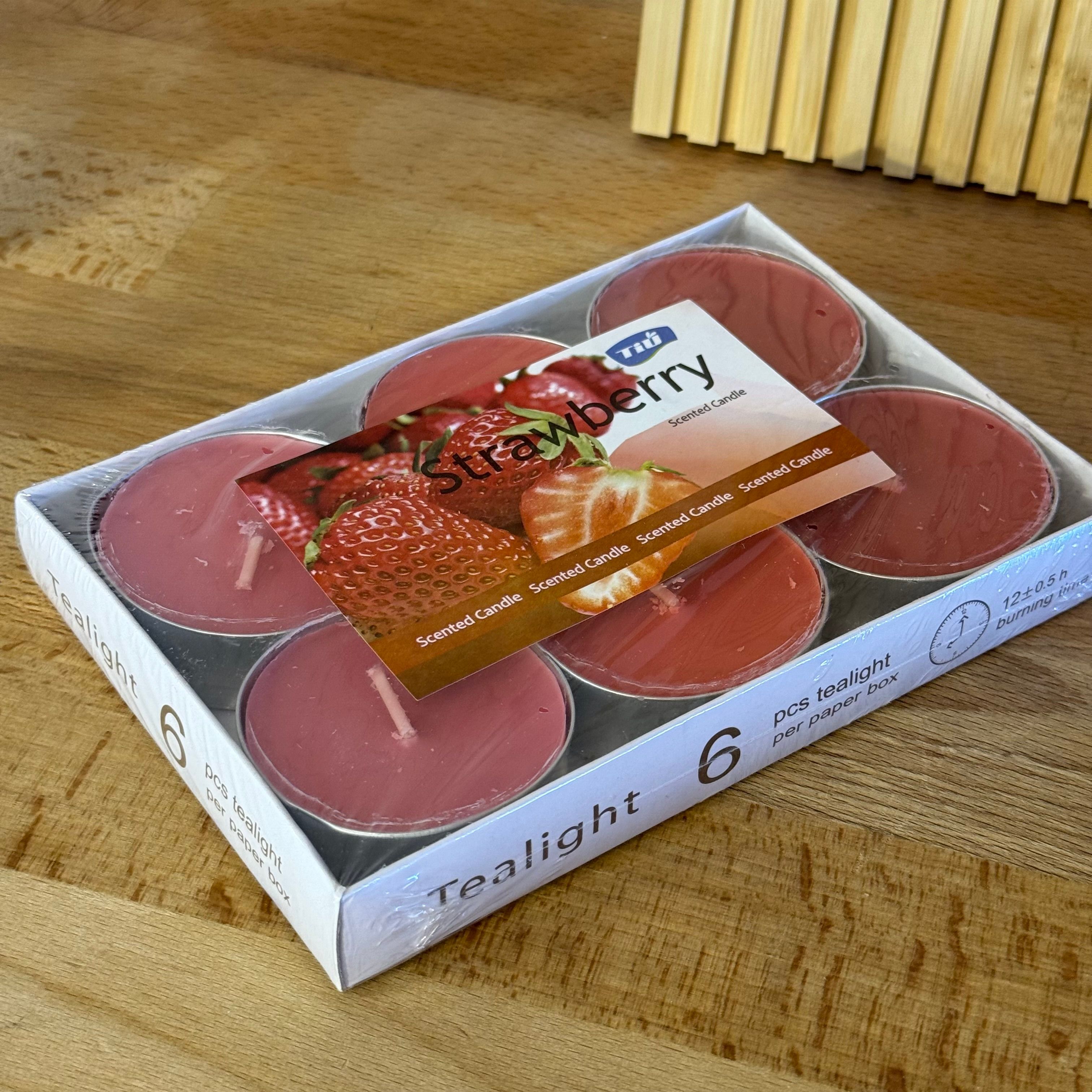 Dubai 6 Lı T-Light Mum Strawberry 