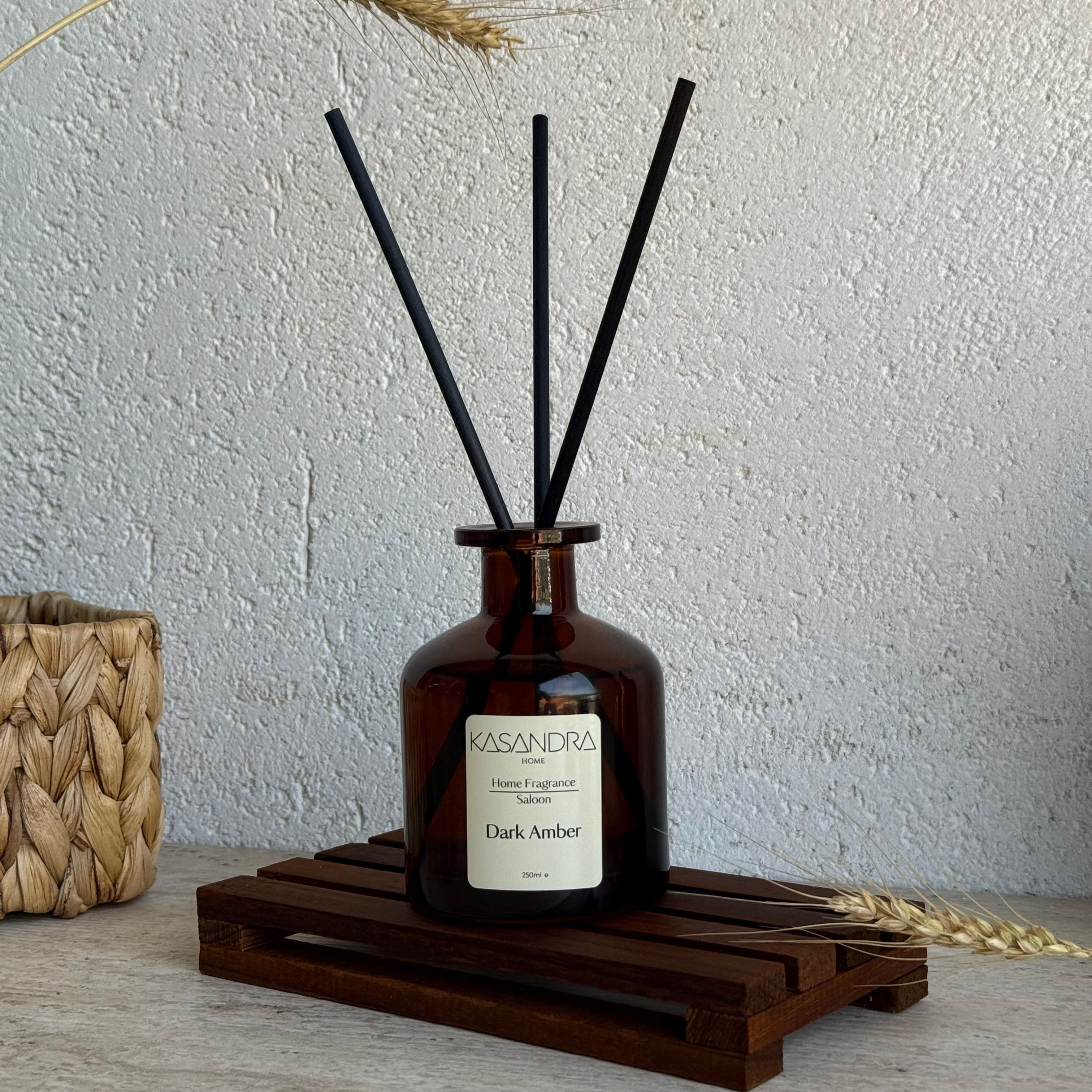 Kasandra Home Dark Amber Çubuklu Oda Kokusu 250 ML  