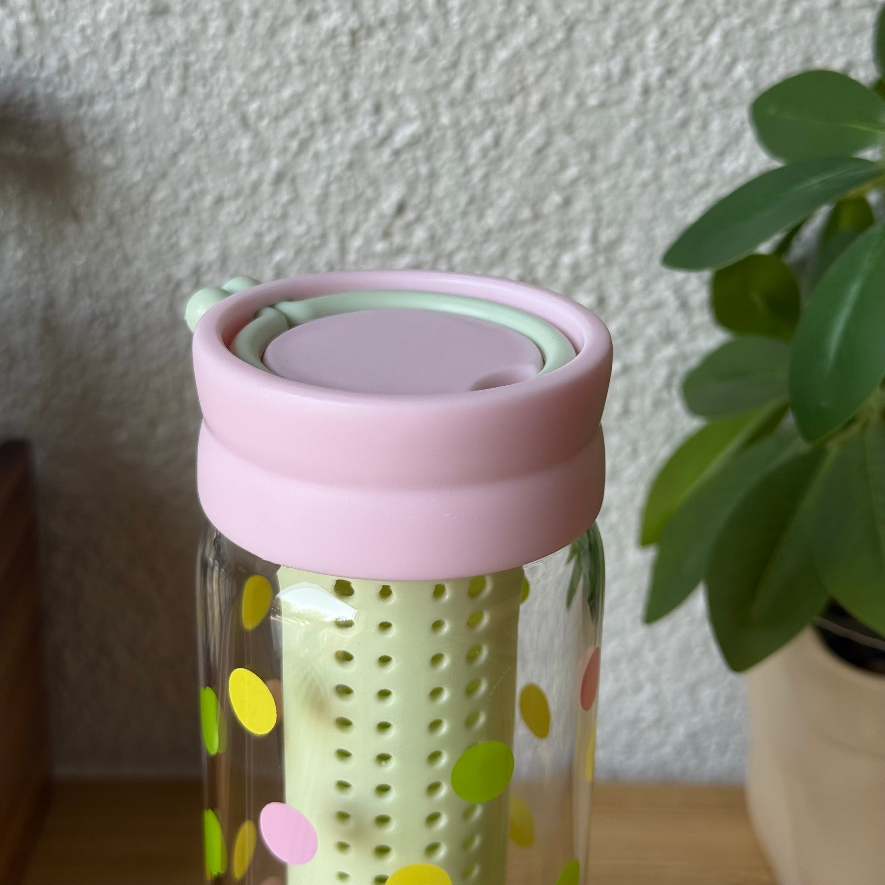 Moli Detoks Cam Bardağı Pembe KOD: 10945 