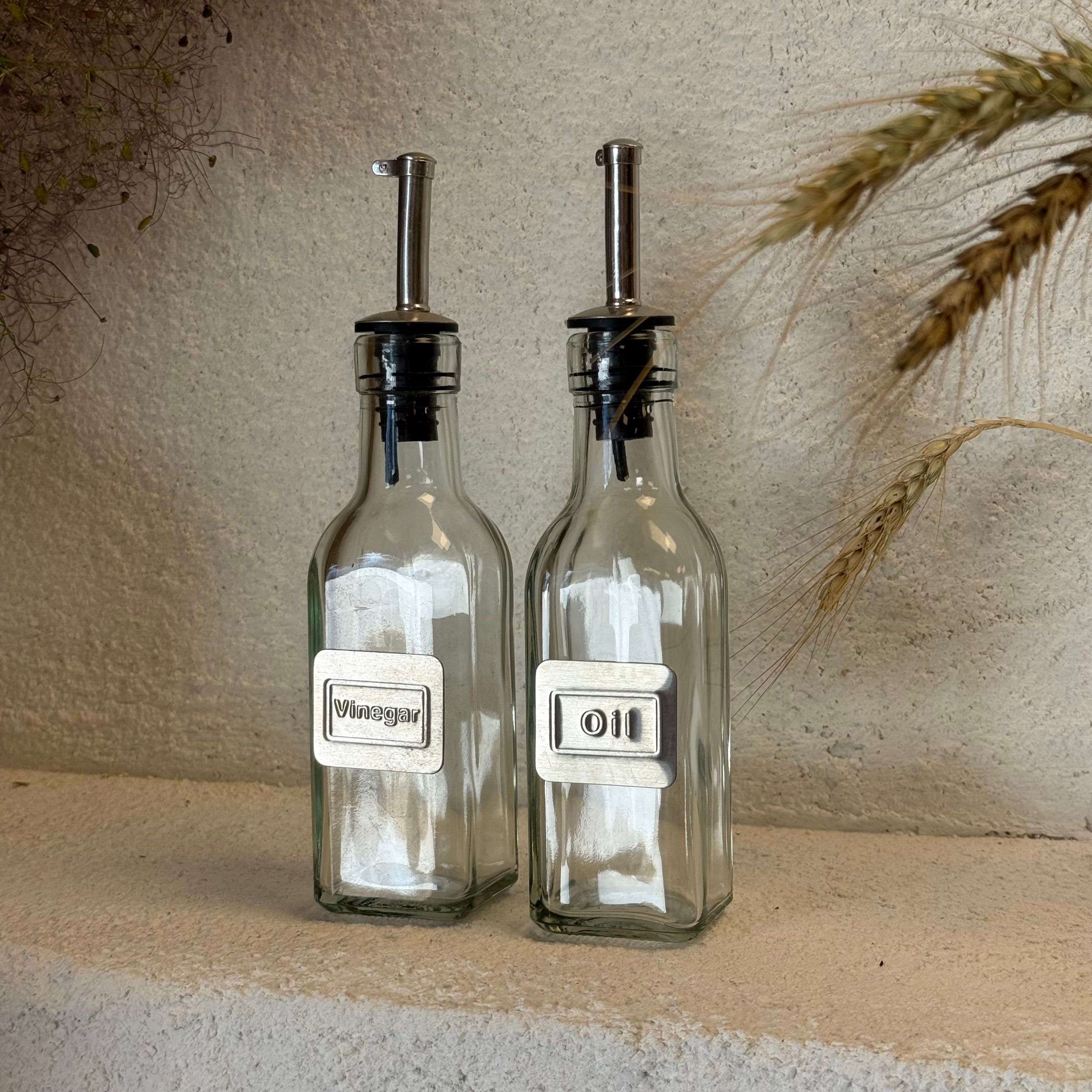Modern İkili Yağlık Seti Vinegar-Oil 20 cm 