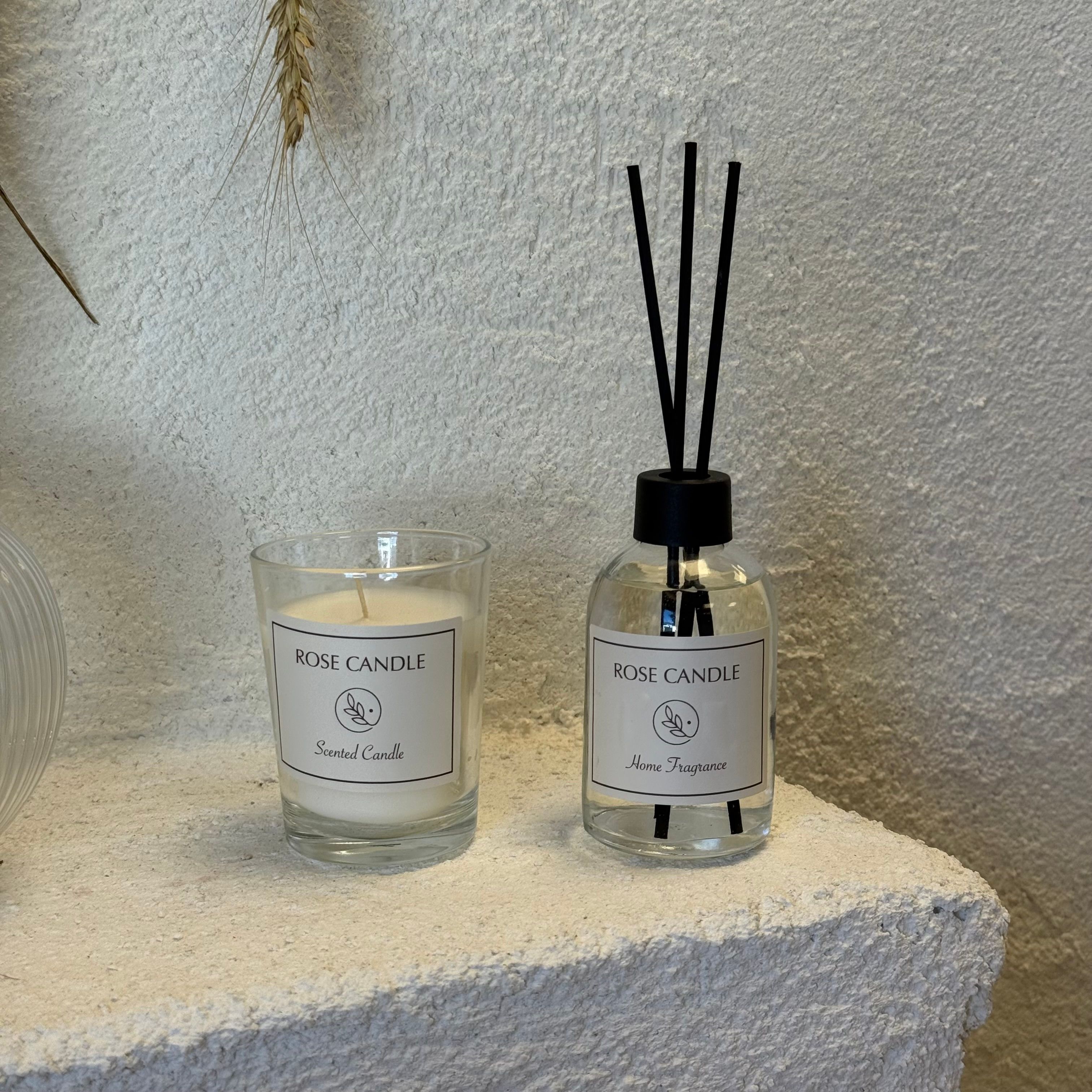 Rose Candle Oda Kokusu Mum Set 