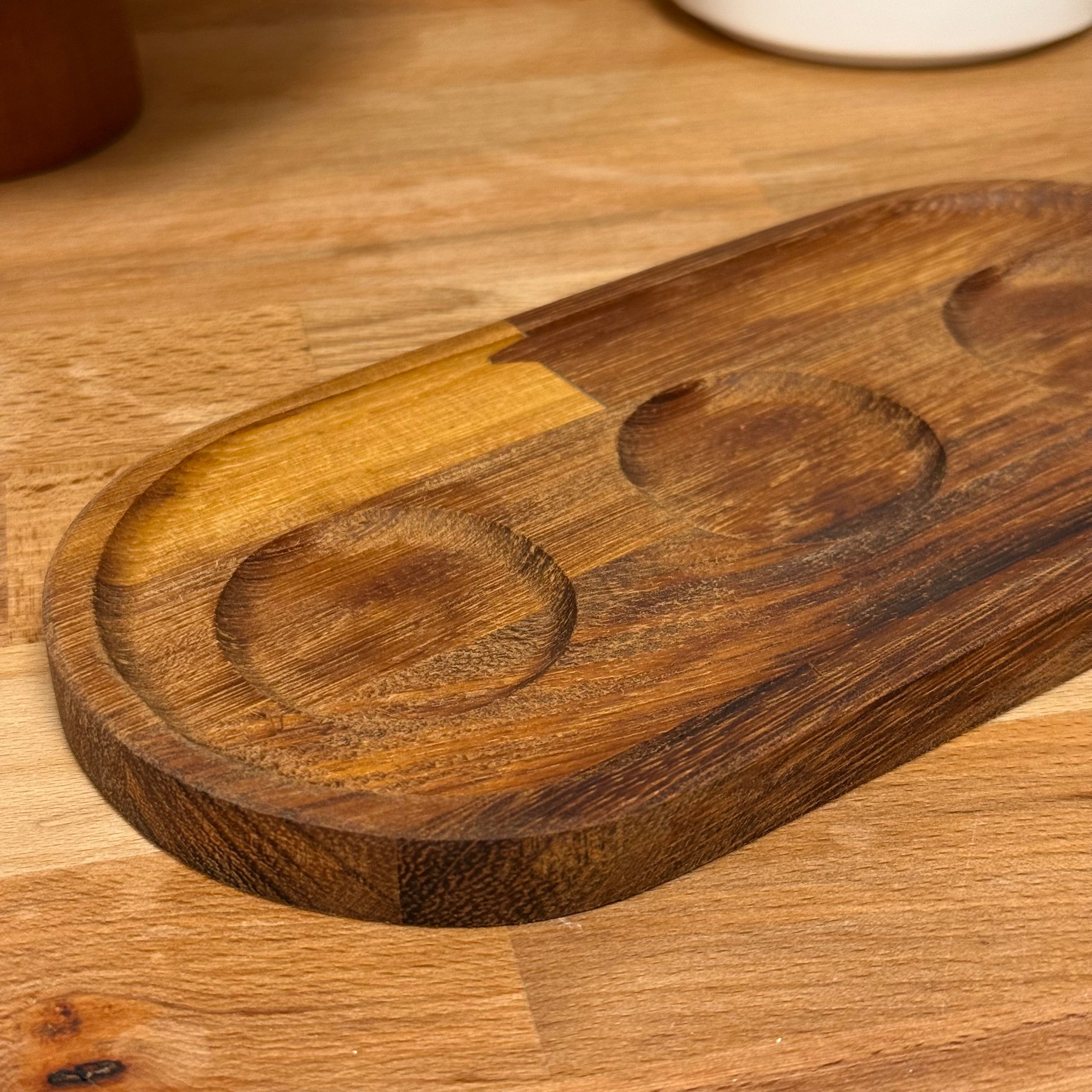 İrocco 3 Bölmeli Oval Sunumluk 25 x 12  cm 