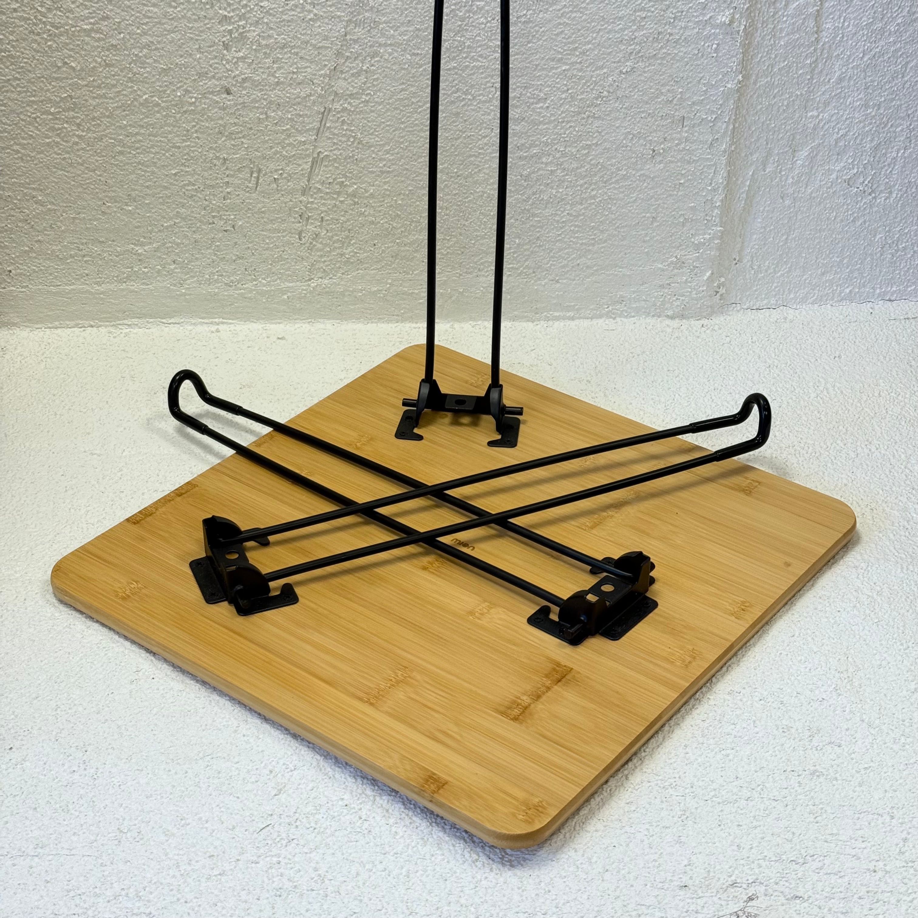 Katlanır Bambu Kare Orta Sehpa 44x44x46 cm 