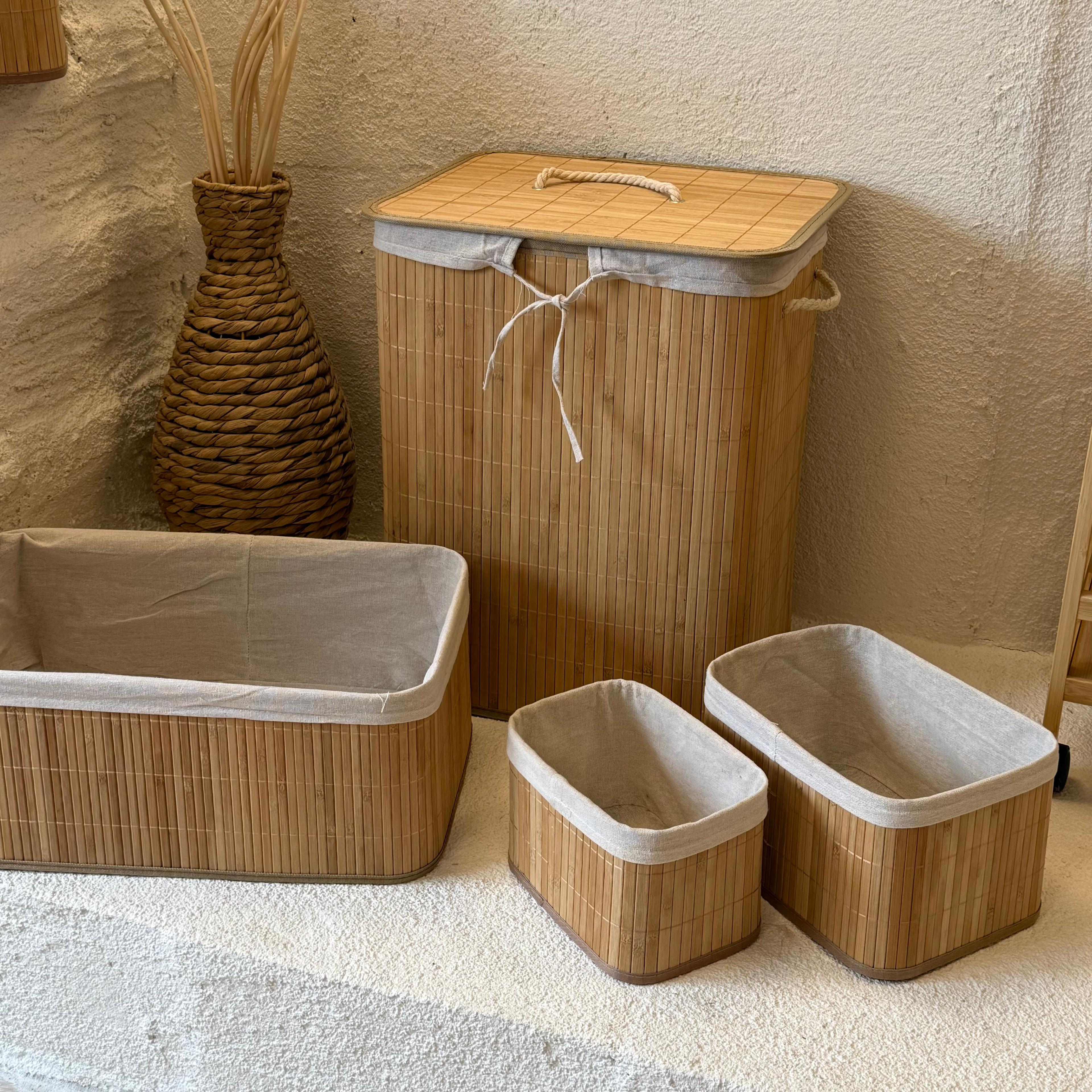 Bambu Banyo Seti 6 Parça 