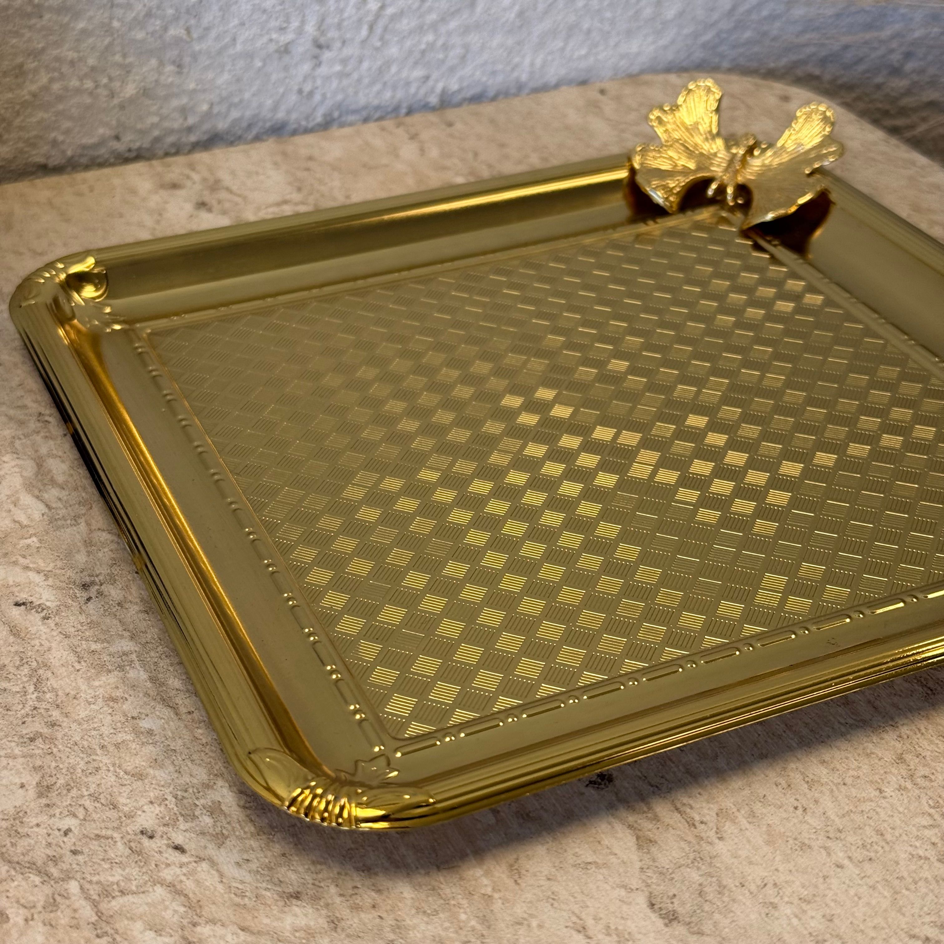Kare Sunum Tepsisi Gold 22,5x22,5 cm 