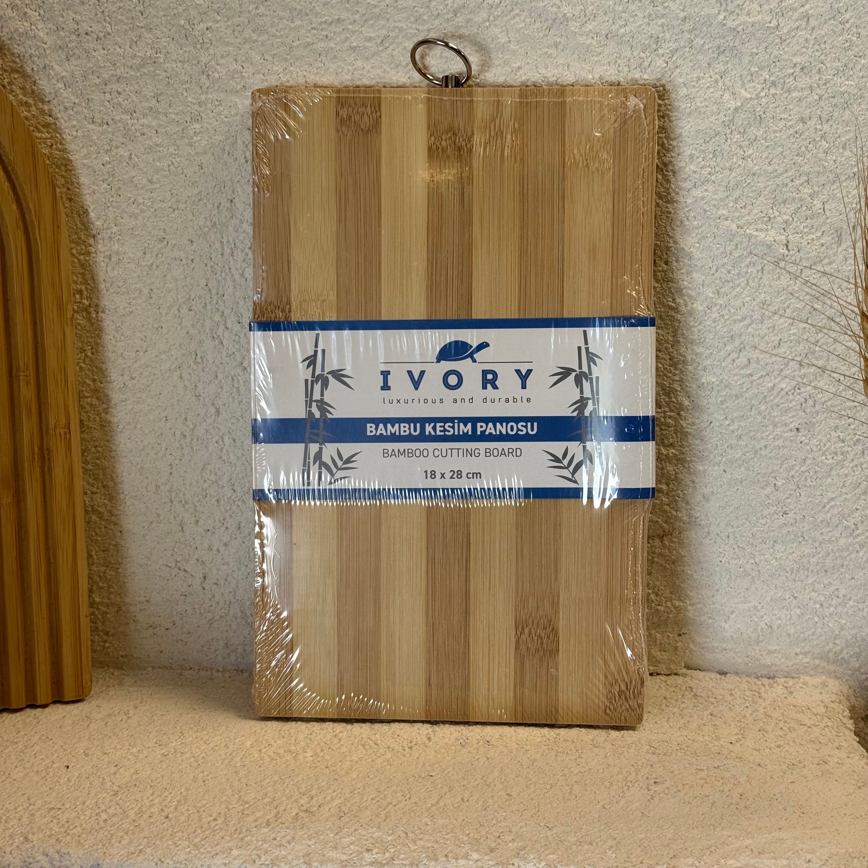 İvory Bambu Kesim Panosu 28x18 cm 