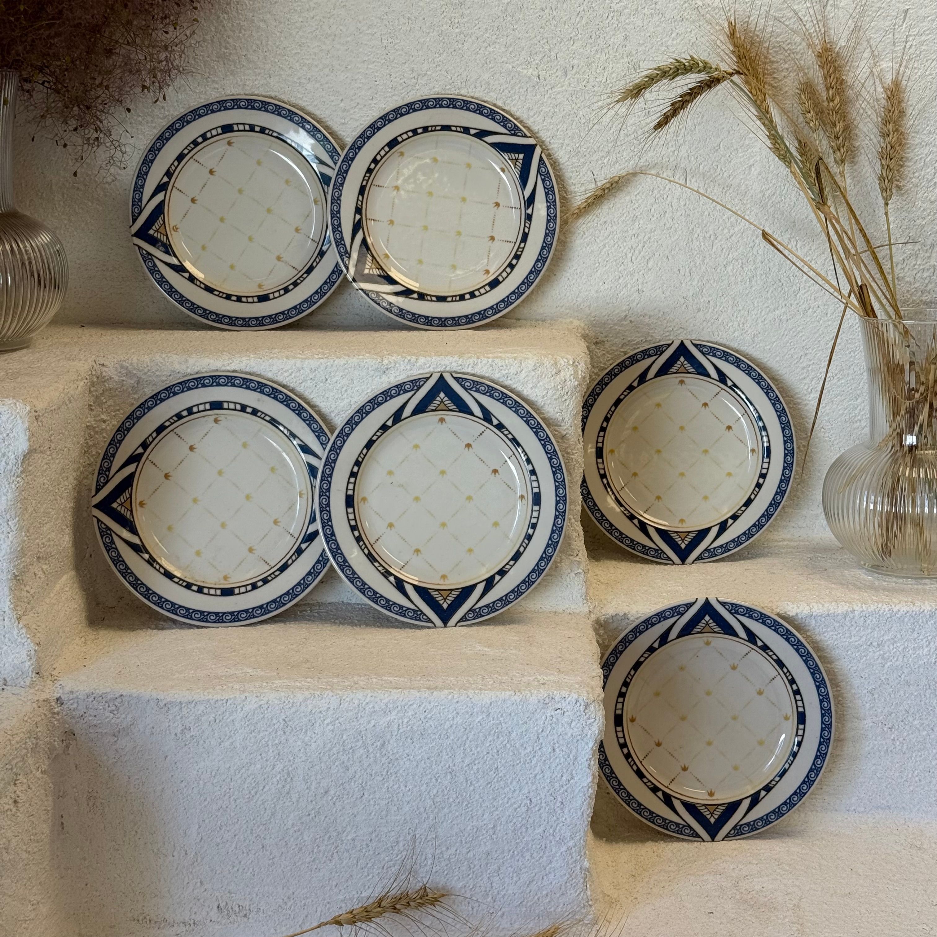 Polina Porselen Pasta Tabağı 6 Adet 20 cm 