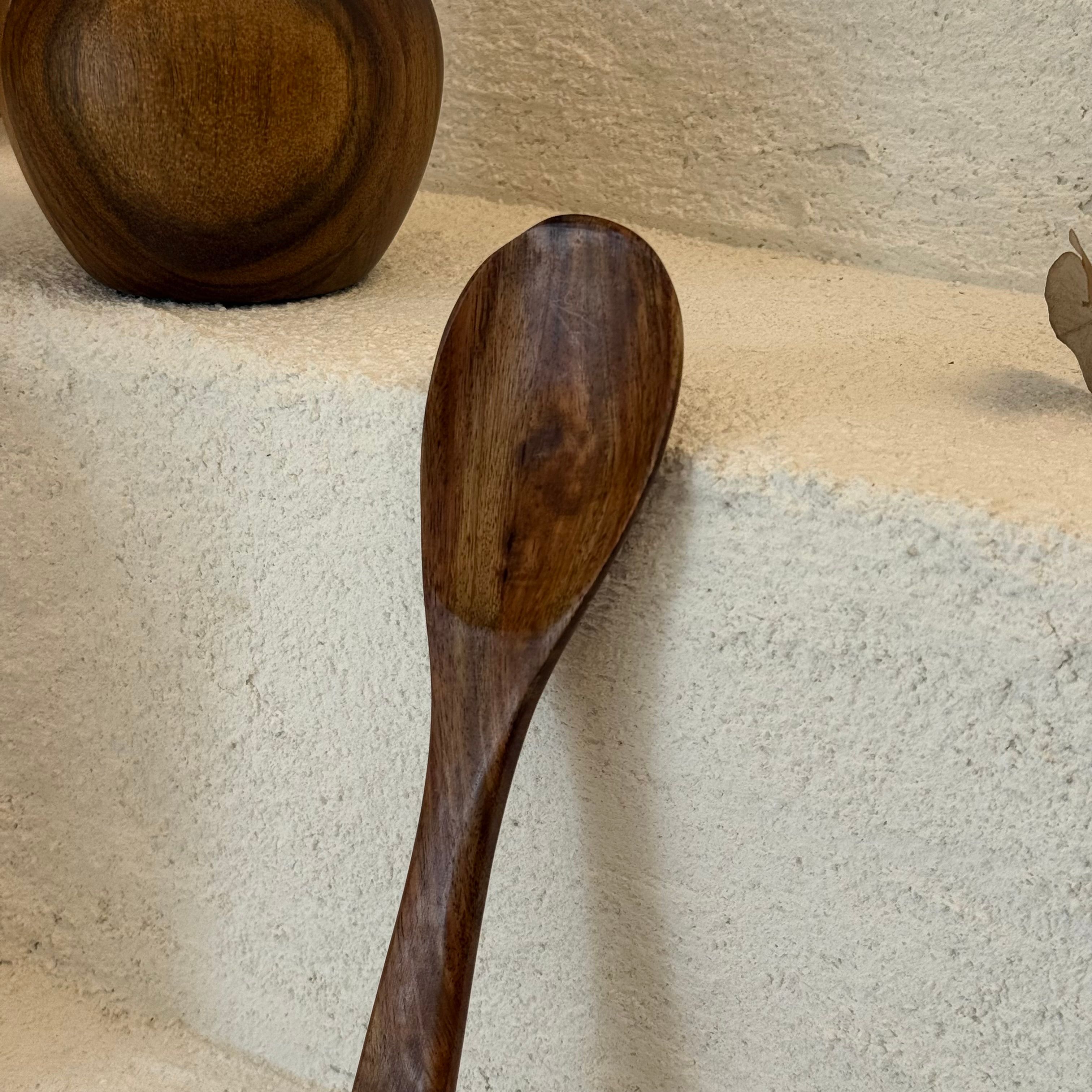 Akasya Ağacı Geniş Kaşık 26,5 cm 