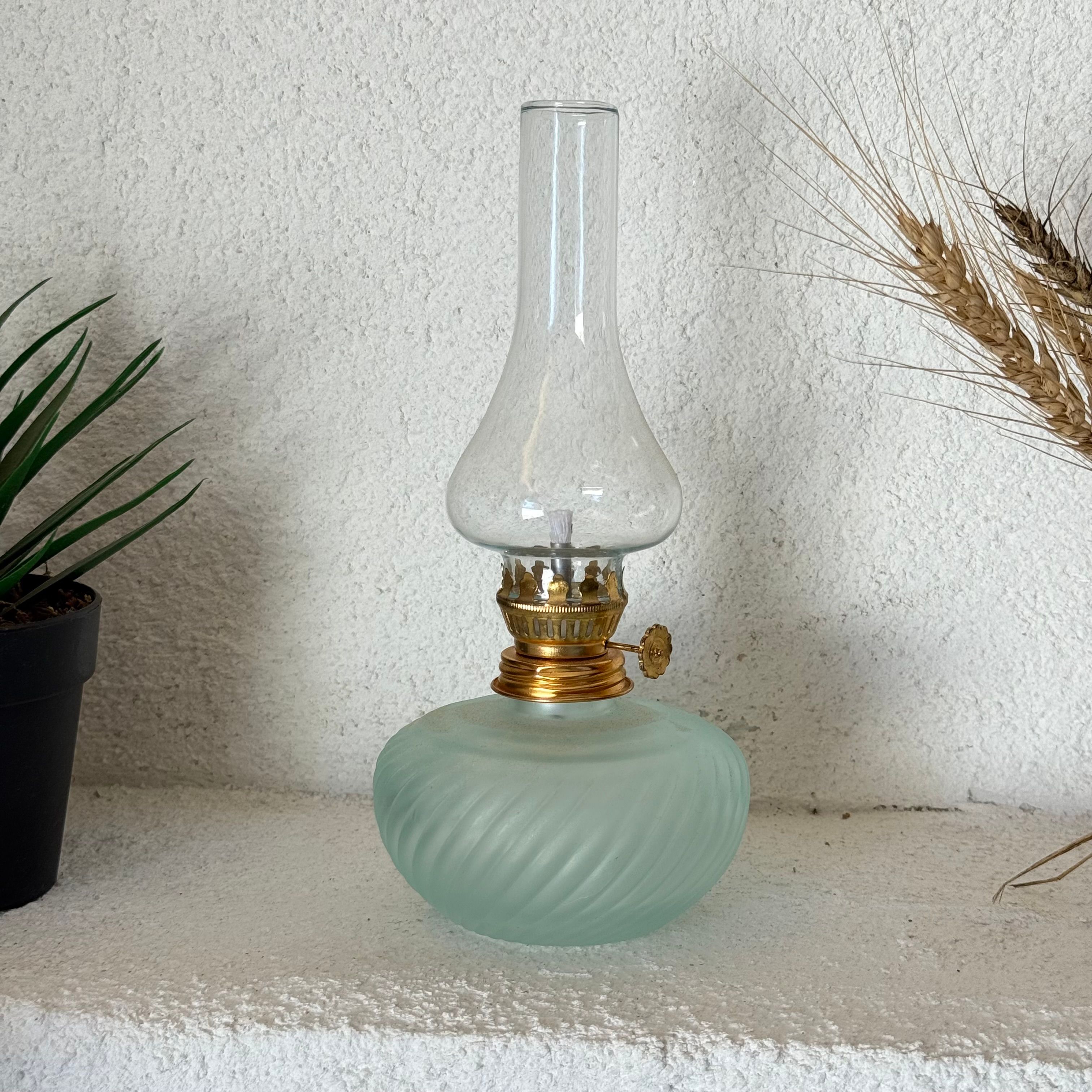 Vintage Gaz Lambası Yeşil 