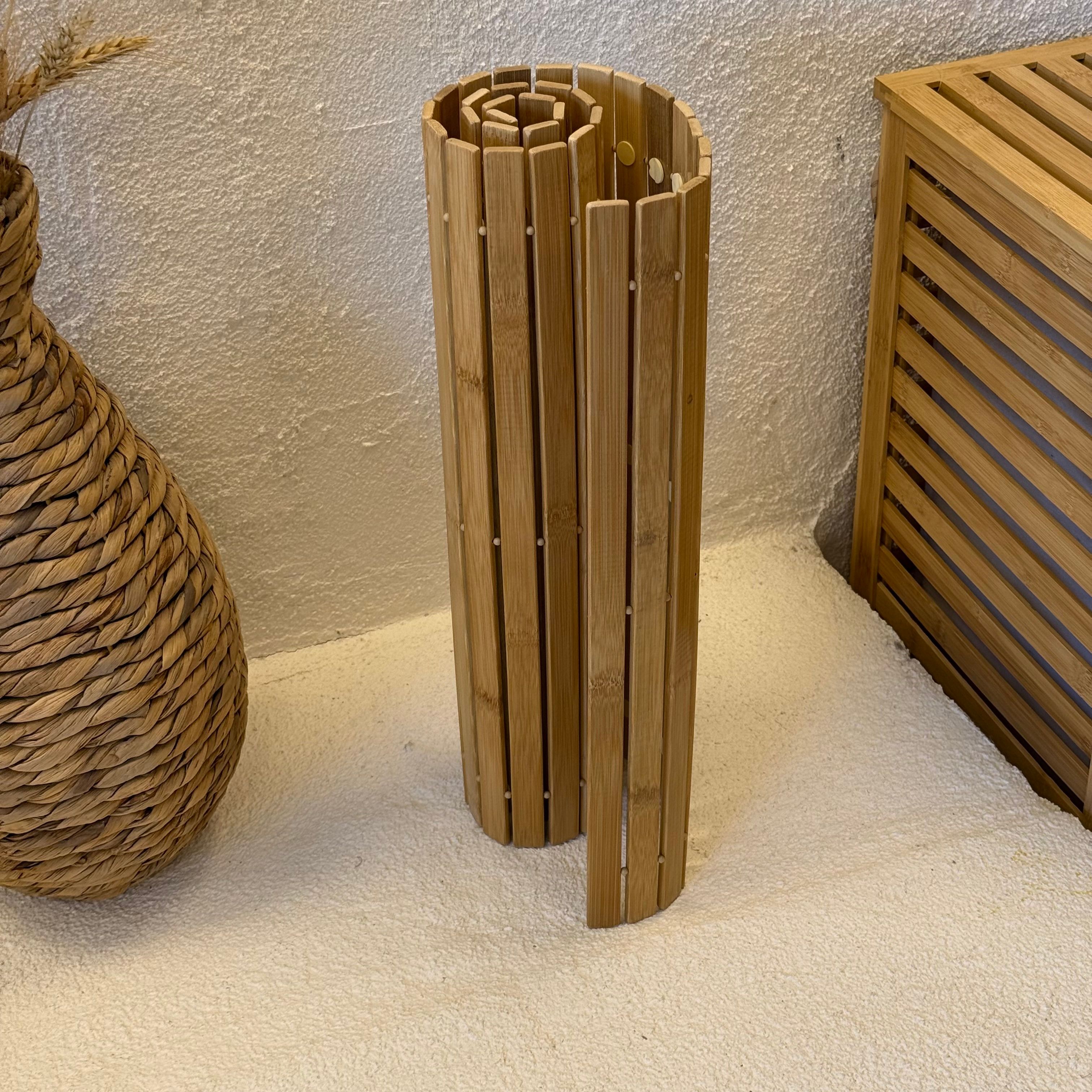 Bambu Mat Kaydırmaz Taban Orta Boy 80x50 cm 