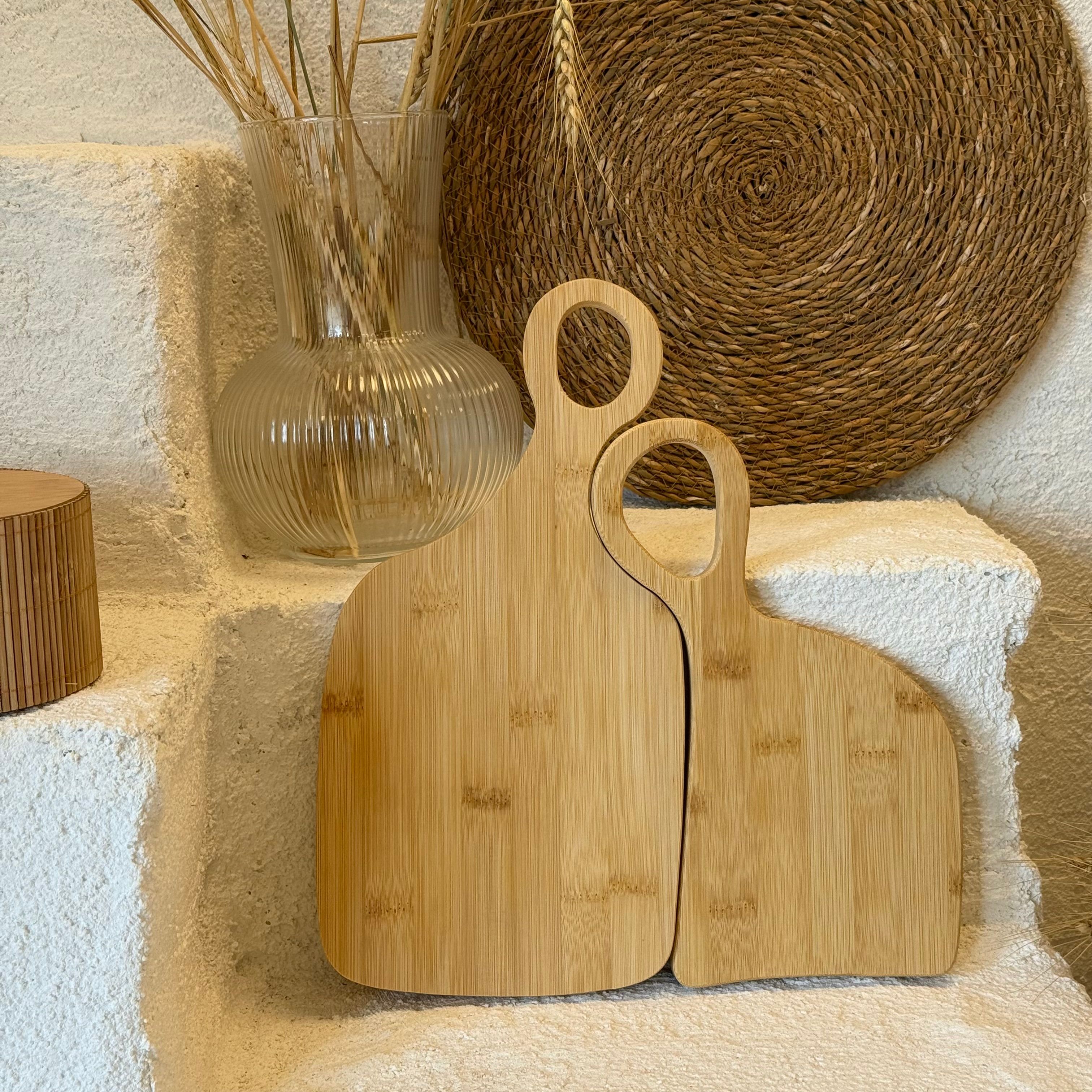 Bambu İkili Dekoratif Sunumluk 33X30 CM 