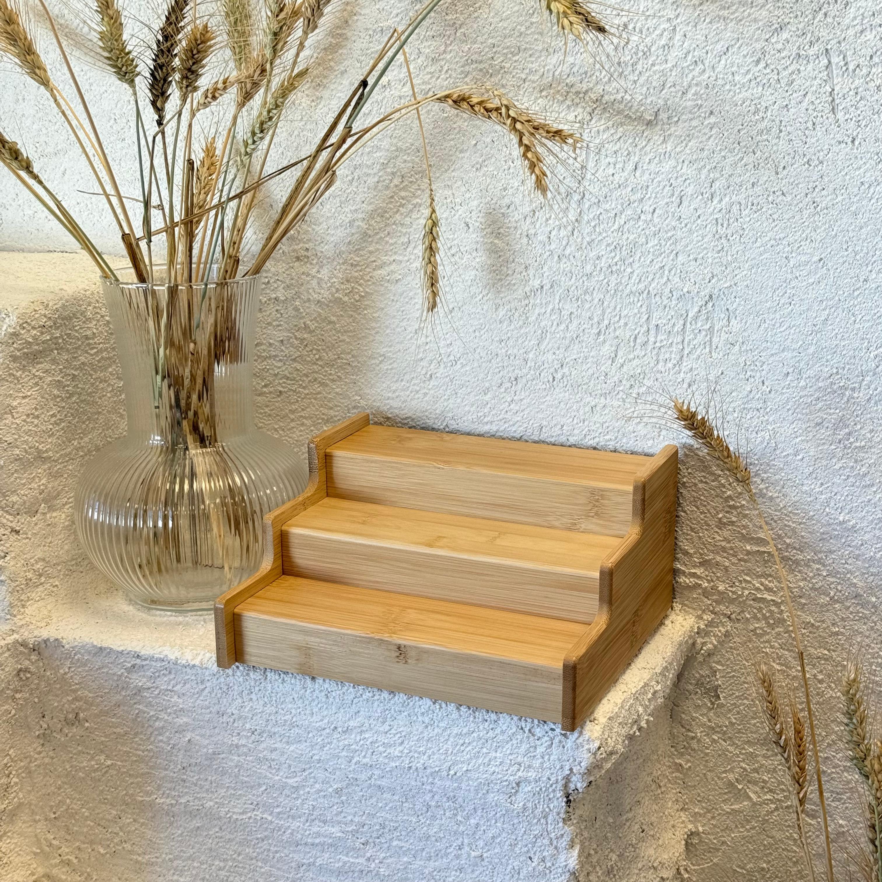 Bambu Merdiven Açılır-Kapanır Stant 22x11x20 cm 