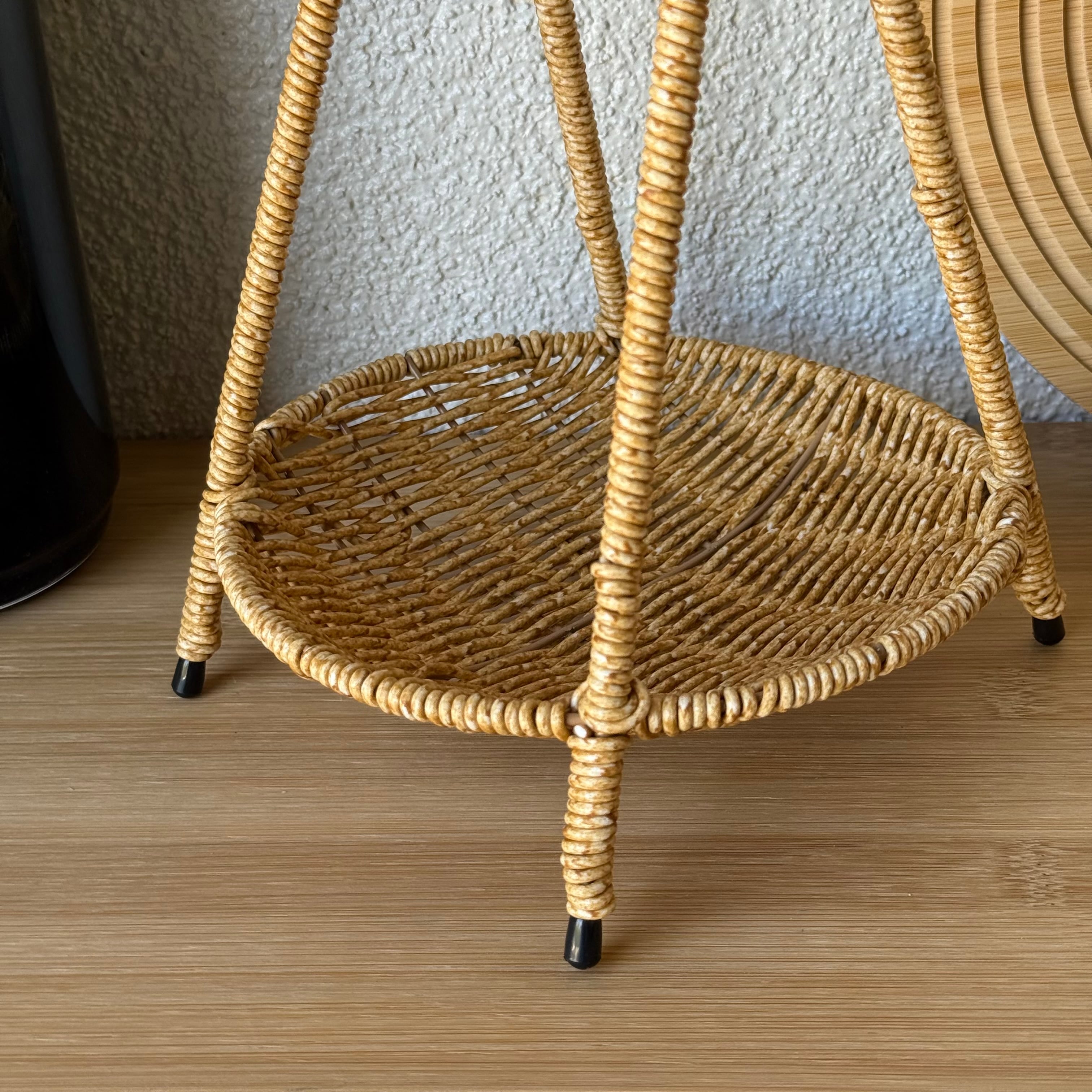 Deo Rattan Meyvelik Sunumluk 27 CM Naturel 