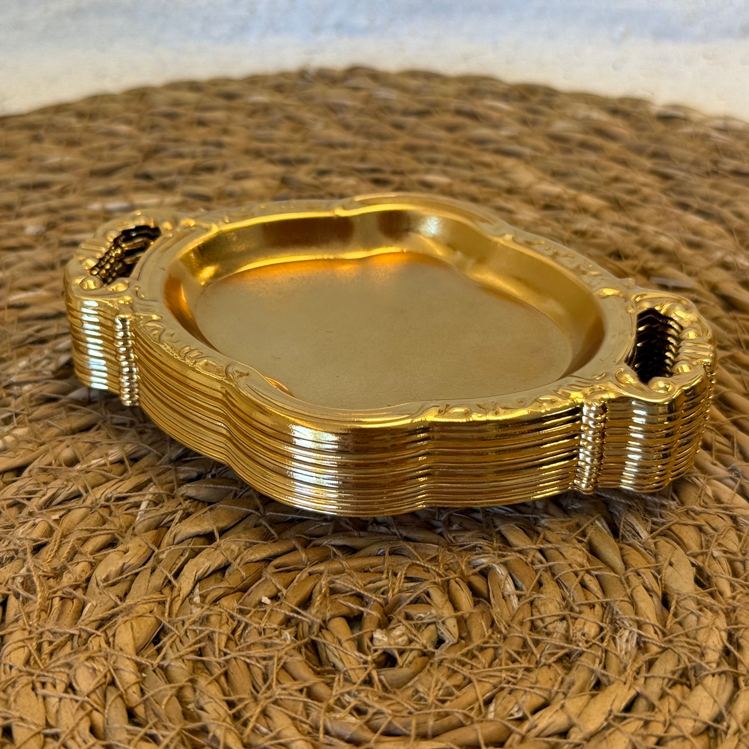 Mini Oval 12 Adet Sunumluk Gold 