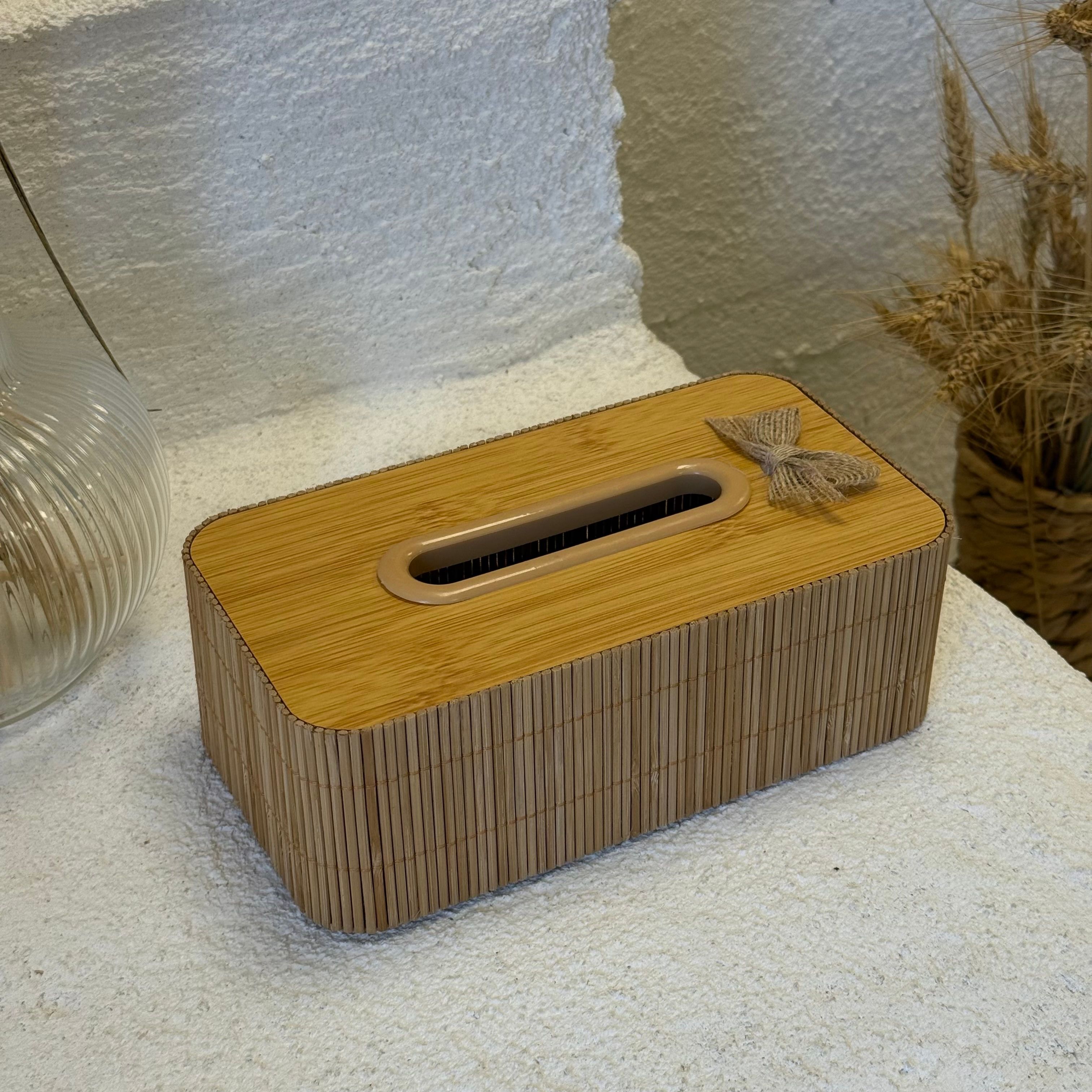 Amison Bambu Dikdörtgen Peçetelik 22x12x7,5 cm