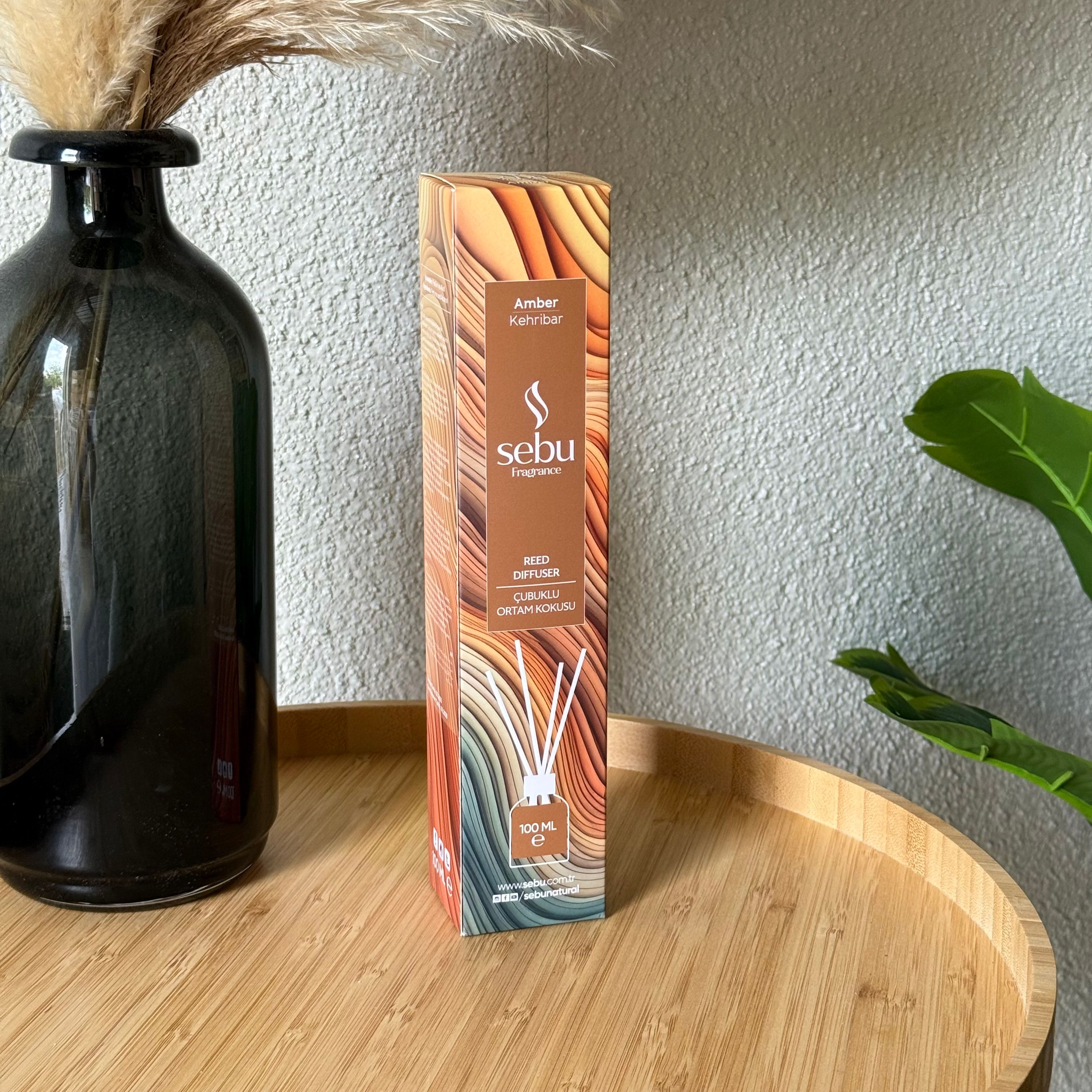 Sebu Çubuklu Ortam Kokusu Amber 100 ml 