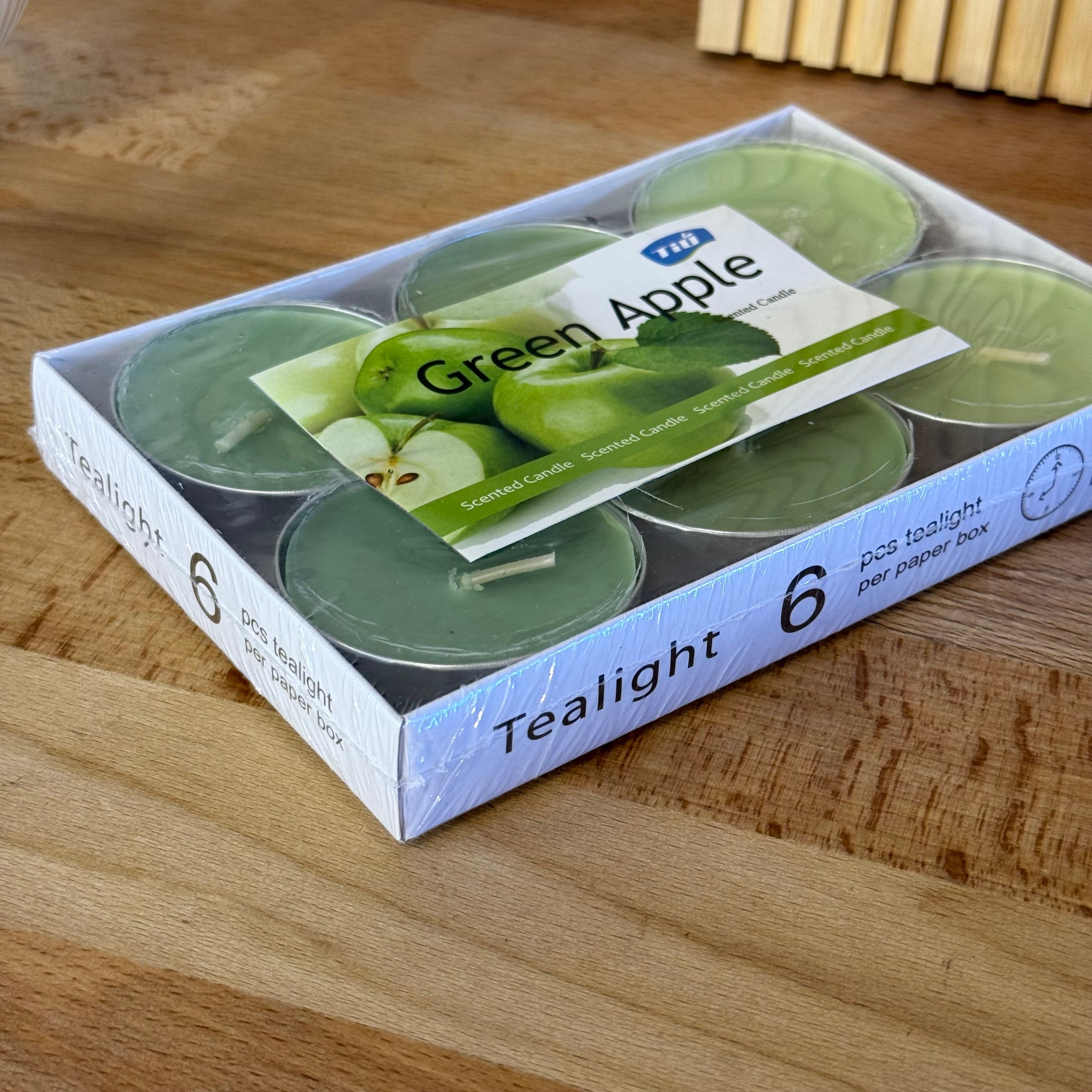 Dubai 6 Lı T-Light Mum Green Apple