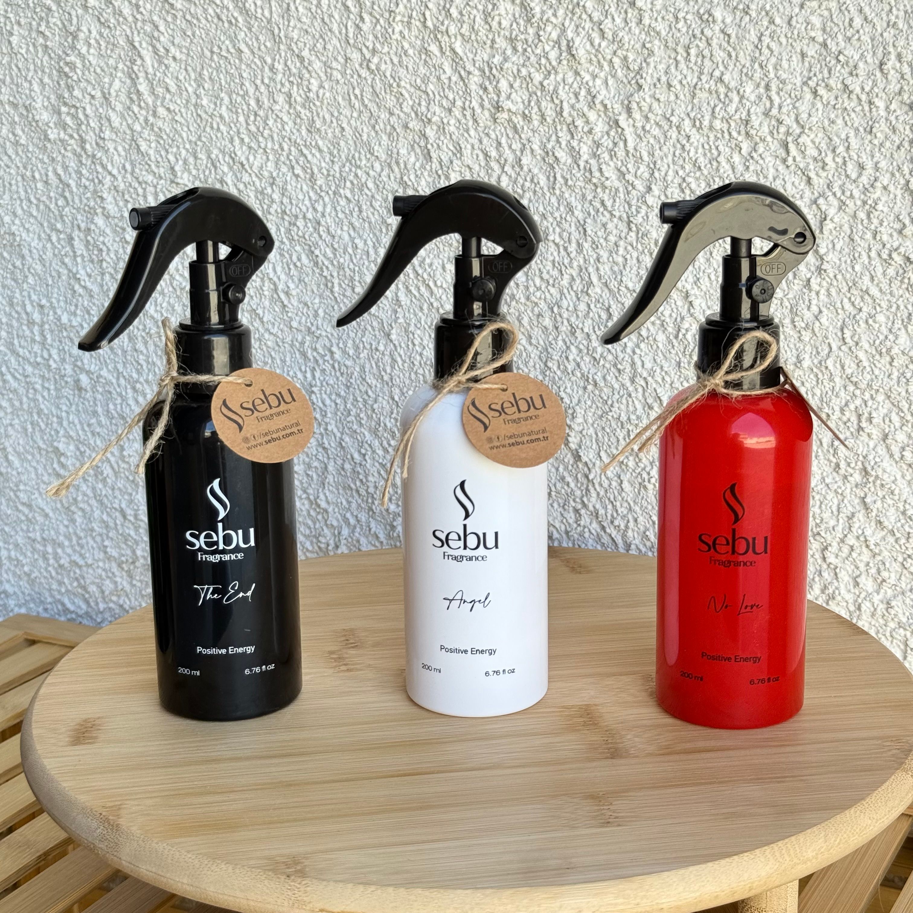 Sebu Oda, Ofis, Araç Sprey Seti 200 ml 3 Adet 