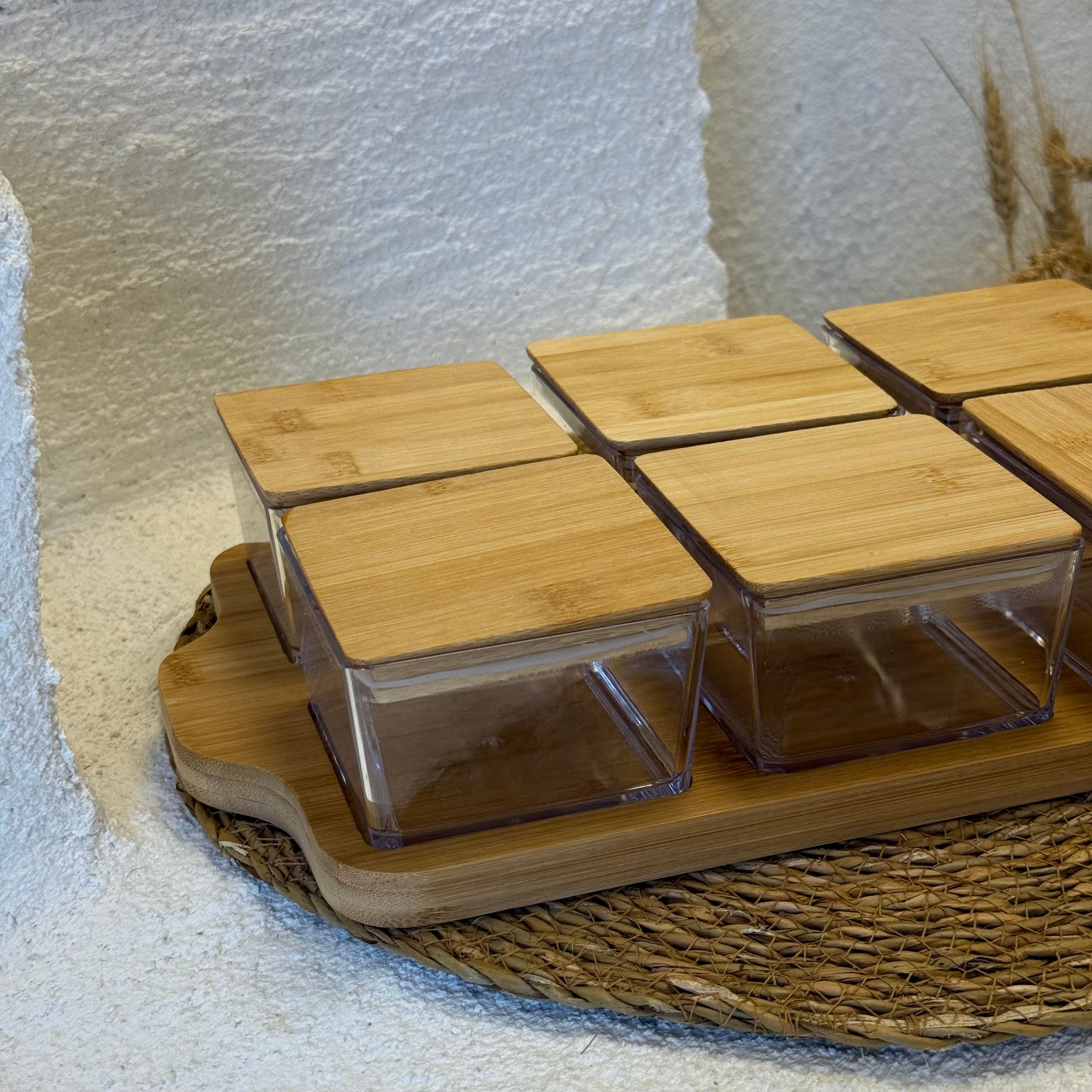 Alp Bambu Stanslı Kahvaltılık 34x20 cm 