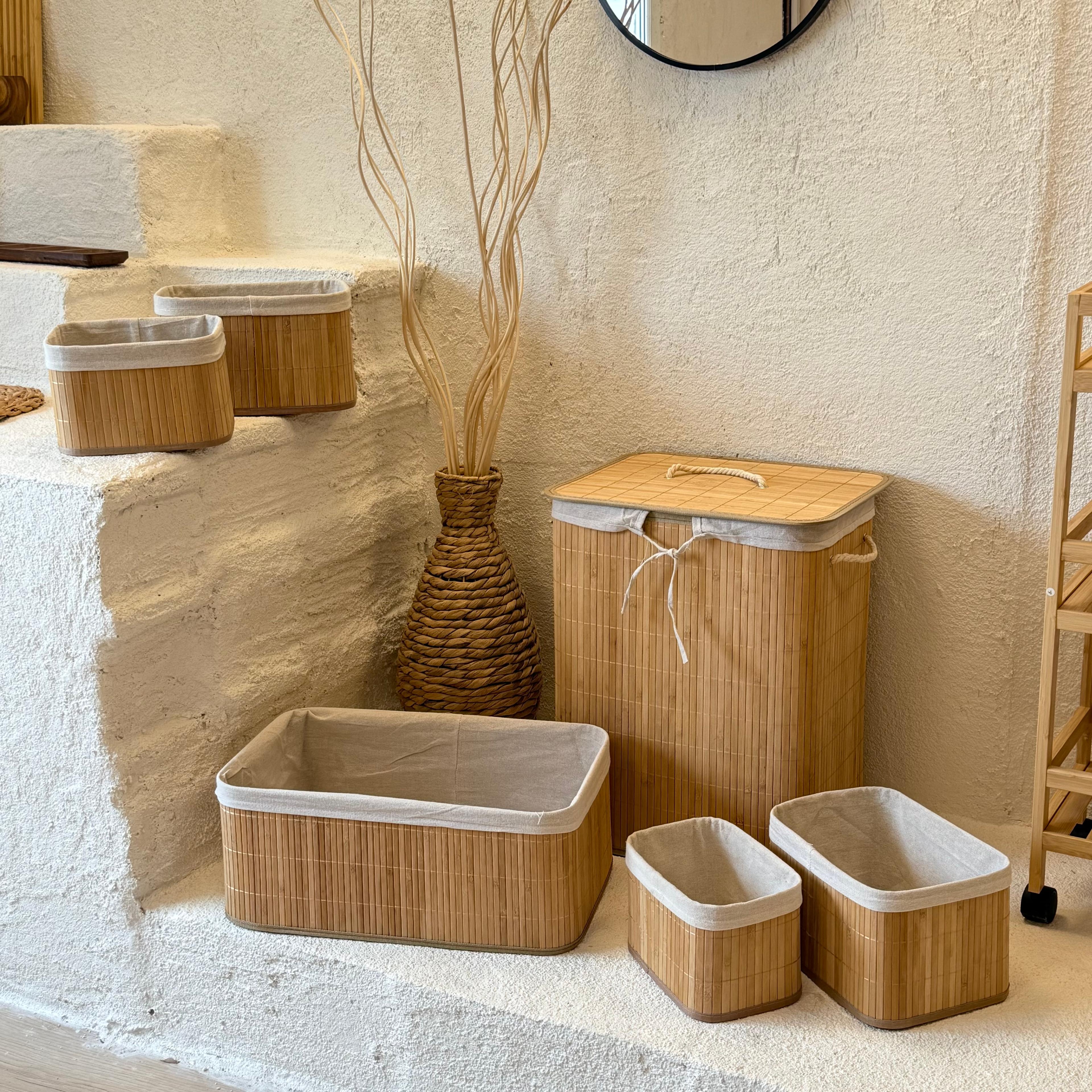Bambu Banyo Seti 6 Parça 