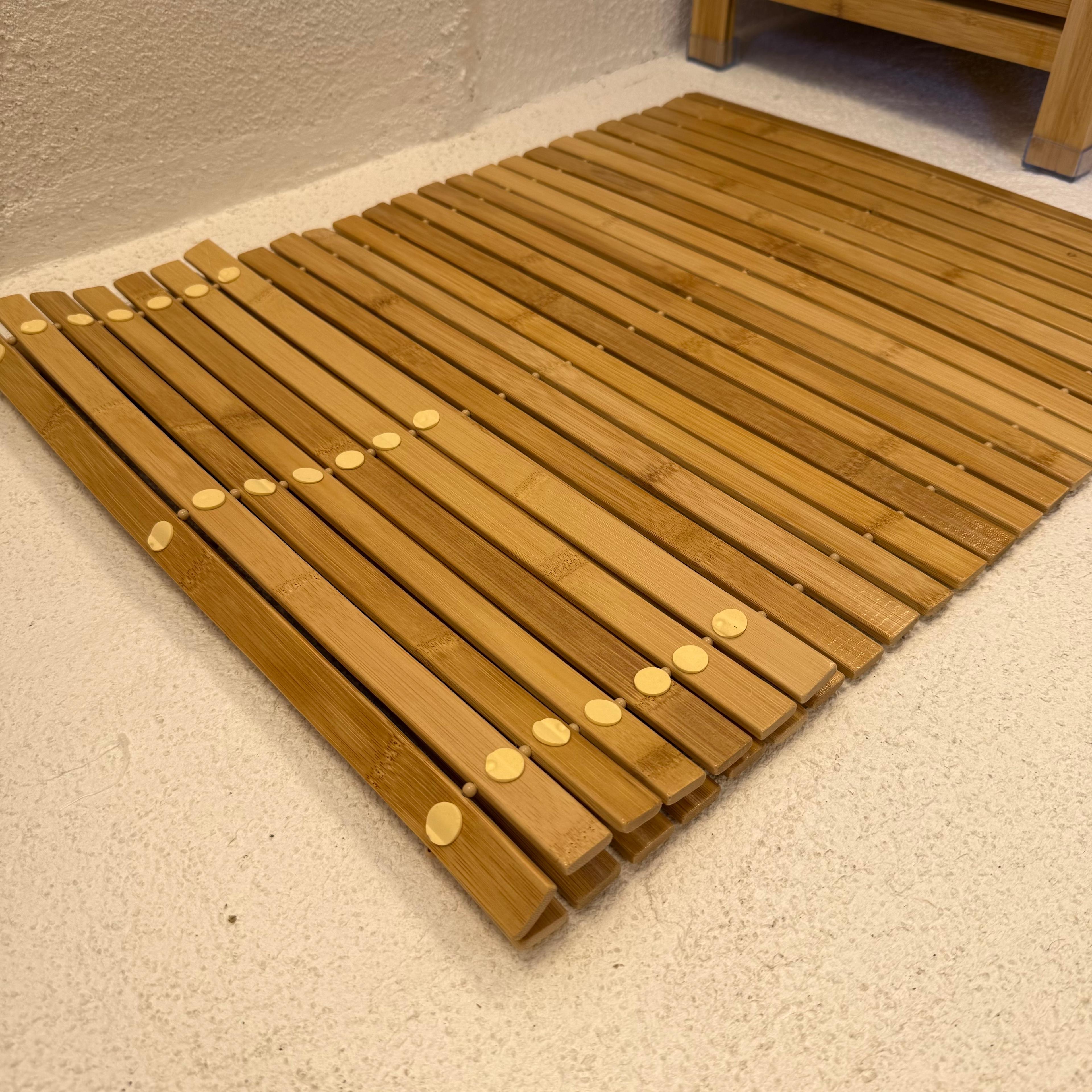 Bambu Mat Kaydırmaz Taban Orta Boy 80x50 cm 