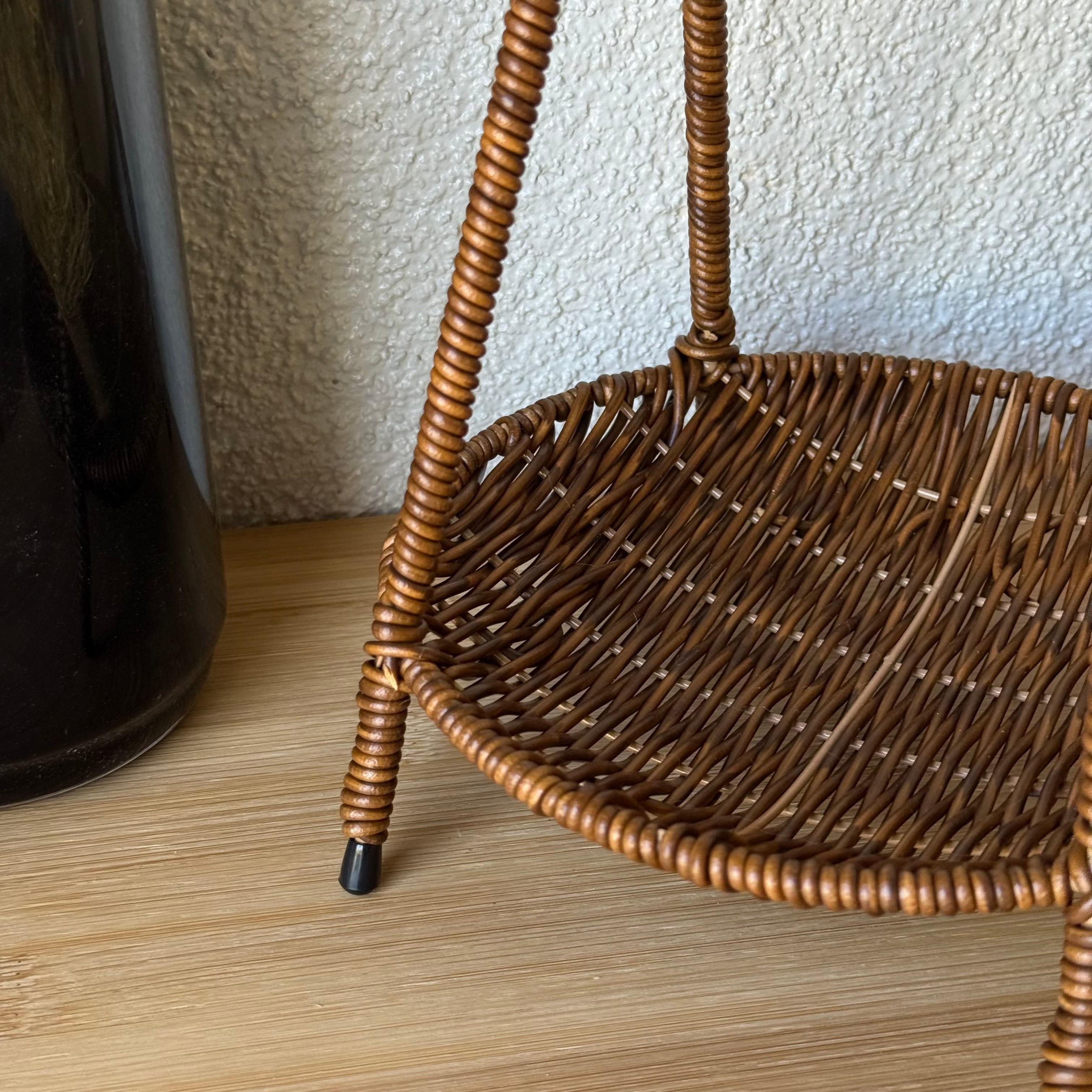 Deo Rattan Meyvelik Sunumluk 27 CM Kahve Rengi 