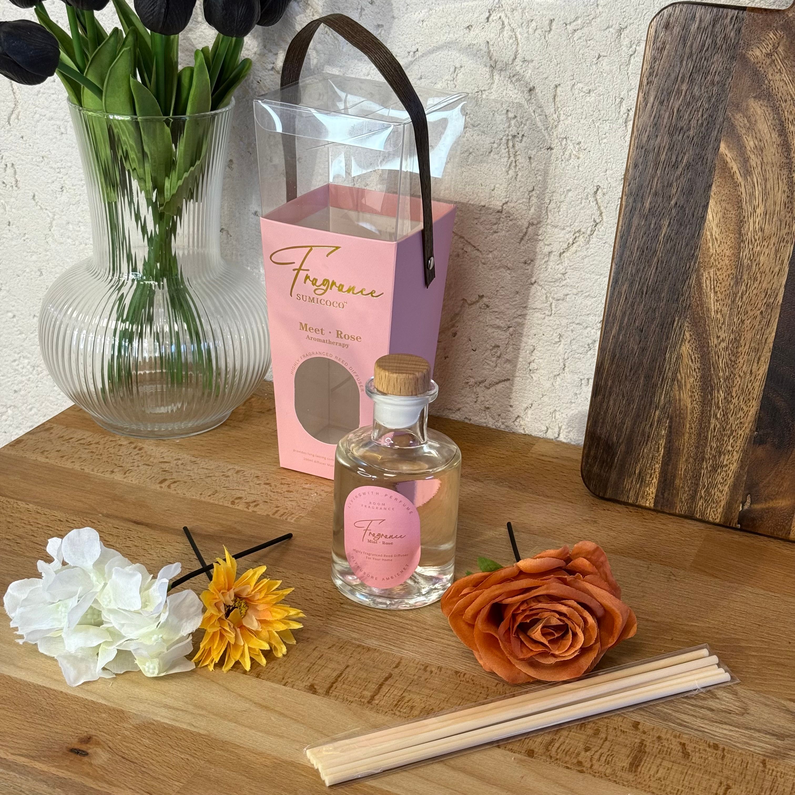 Rose Yüksek Kalite Çubuklu Çicekli Oda Kokusu 200 ml 