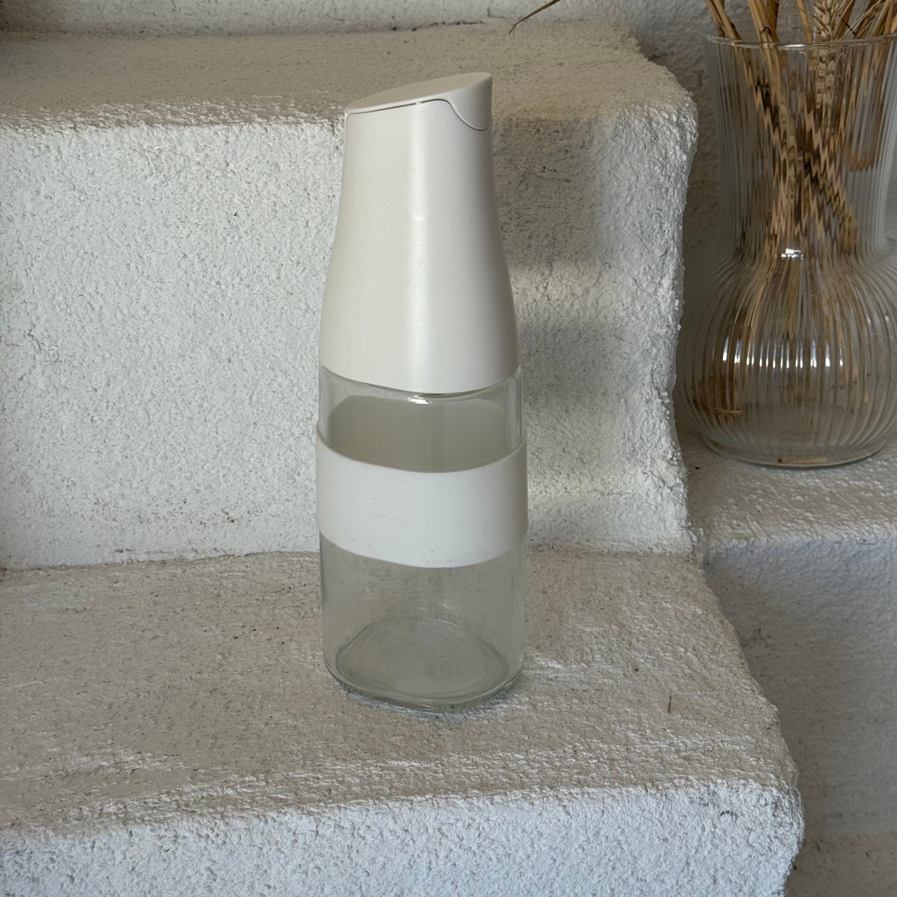 Lila Silikon Tutmalı Yağdanlık Beyaz 500 ml 