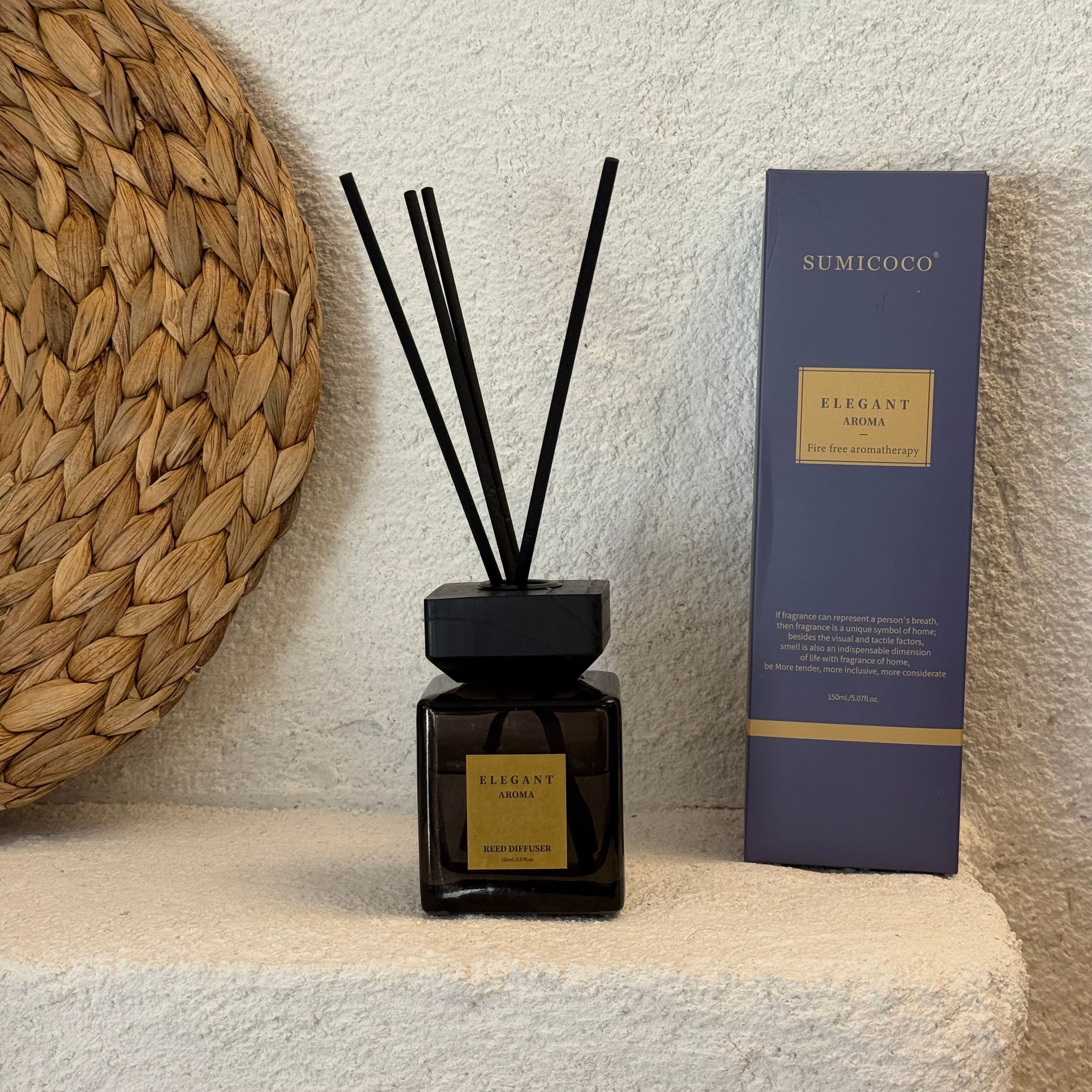 SumiCoco Elegant Aroma Yüksek Kalite Çubuklu Oda Kokusu 150 ml 